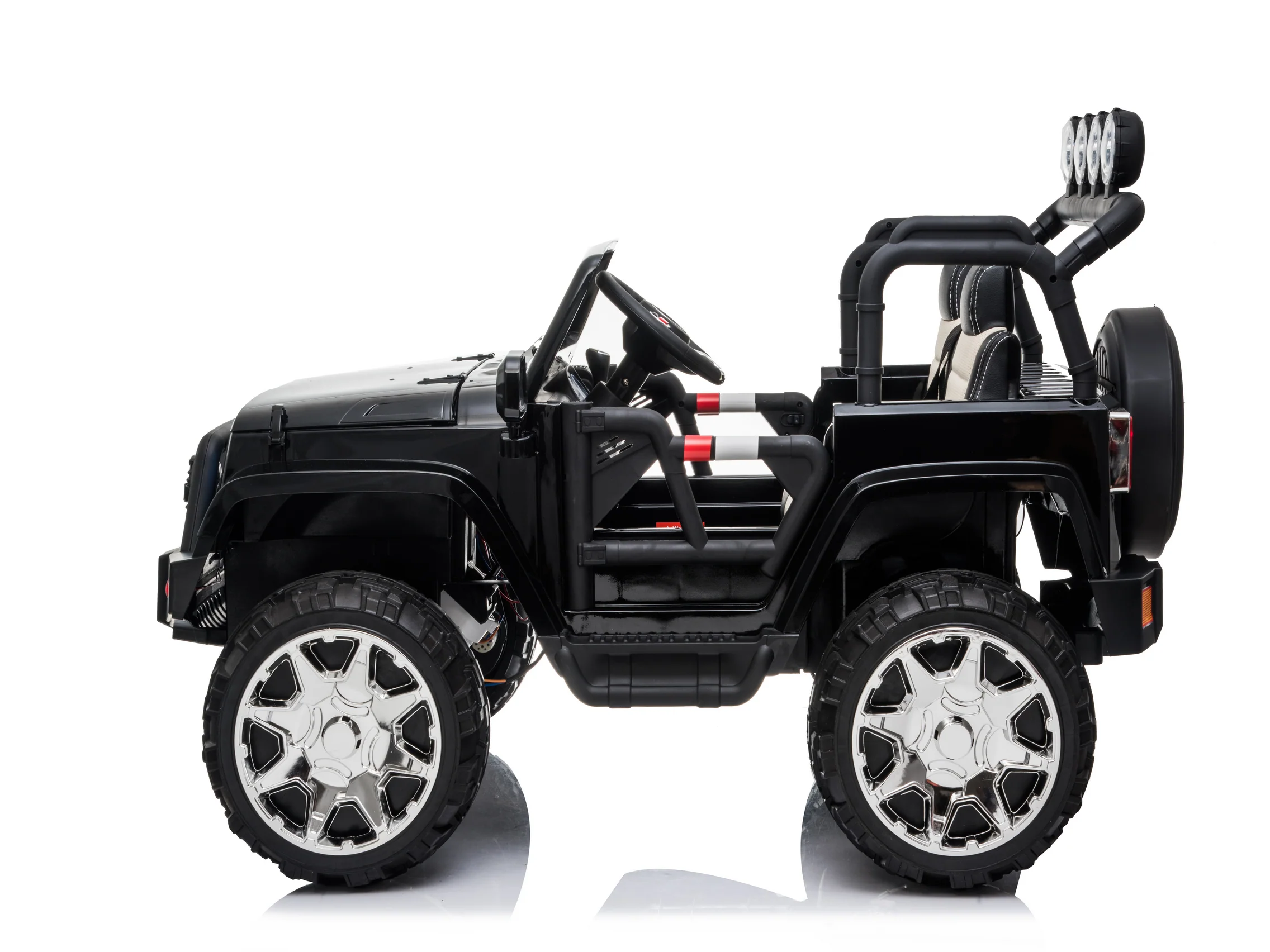 2 Seater 24 Volt 4x4 Electric Ride On Jeep Style Rubber Tires Fully Loaded Truck ATV UTV For Kids W/Magic Cars® Wireless Parental Control - Image 69