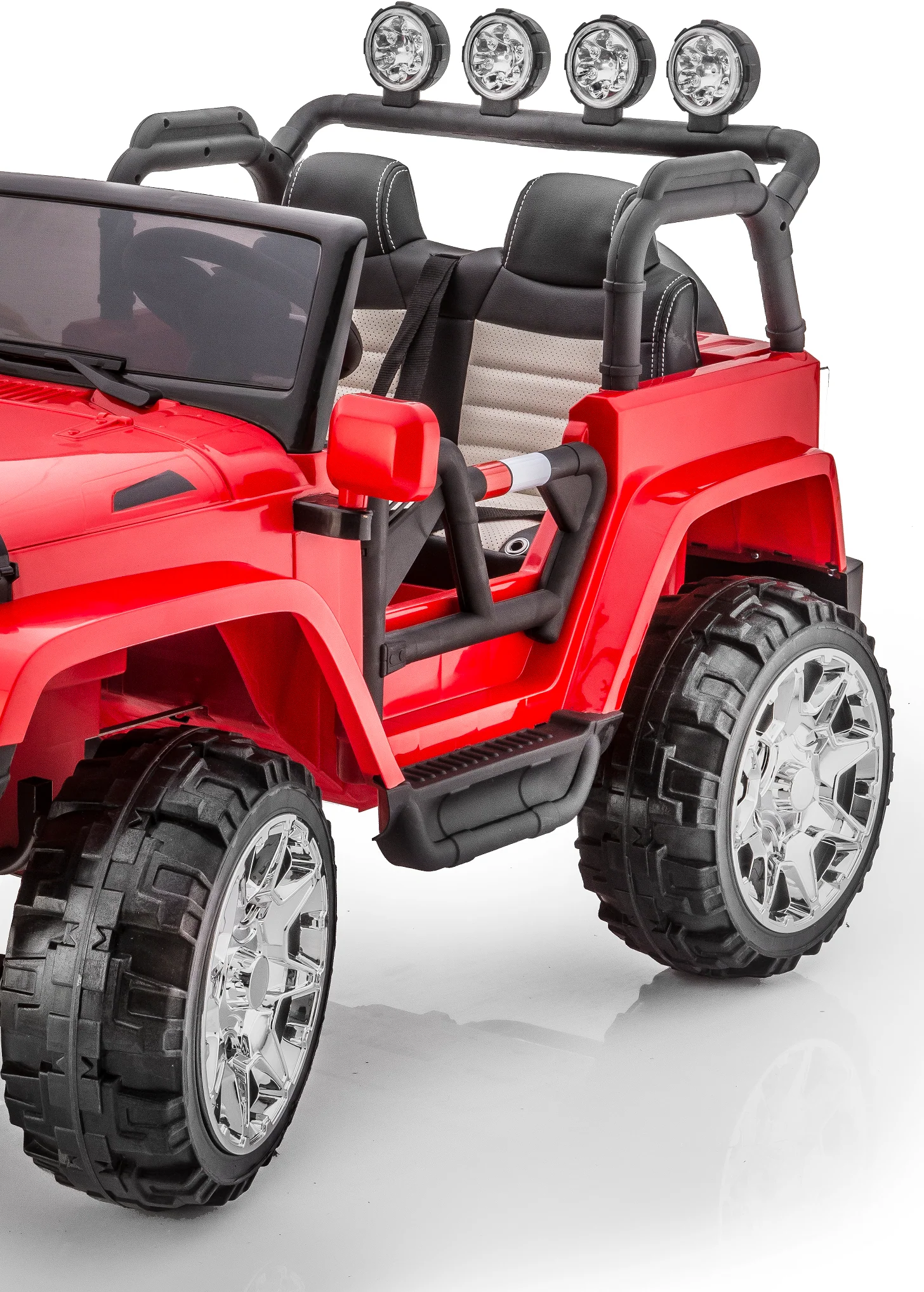 2 Seater 24 Volt 4x4 Electric Ride On Jeep Style Rubber Tires Fully Loaded Truck ATV UTV For Kids W/Magic Cars® Wireless Parental Control - Image 76