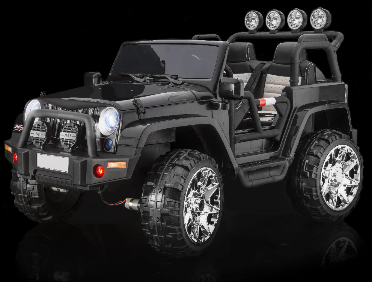 2 Seater 24 Volt 4x4 Electric Ride On Jeep Style Rubber Tires Fully Loaded Truck ATV UTV For Kids W/Magic Cars® Wireless Parental Control - Image 77