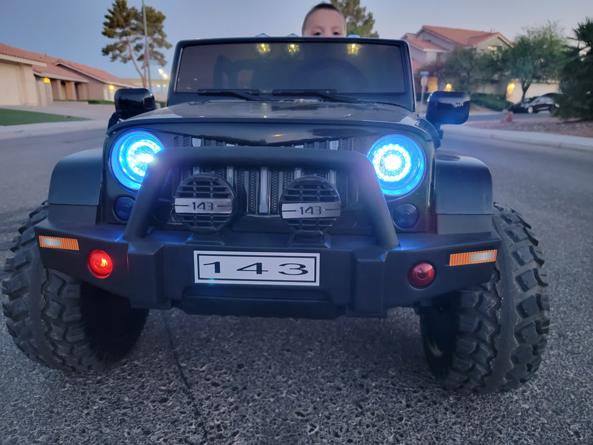 2 Seater 24 Volt 4x4 Electric Ride On Jeep Style Rubber Tires Fully Loaded Truck ATV UTV For Kids W/Magic Cars® Wireless Parental Control - Image 8