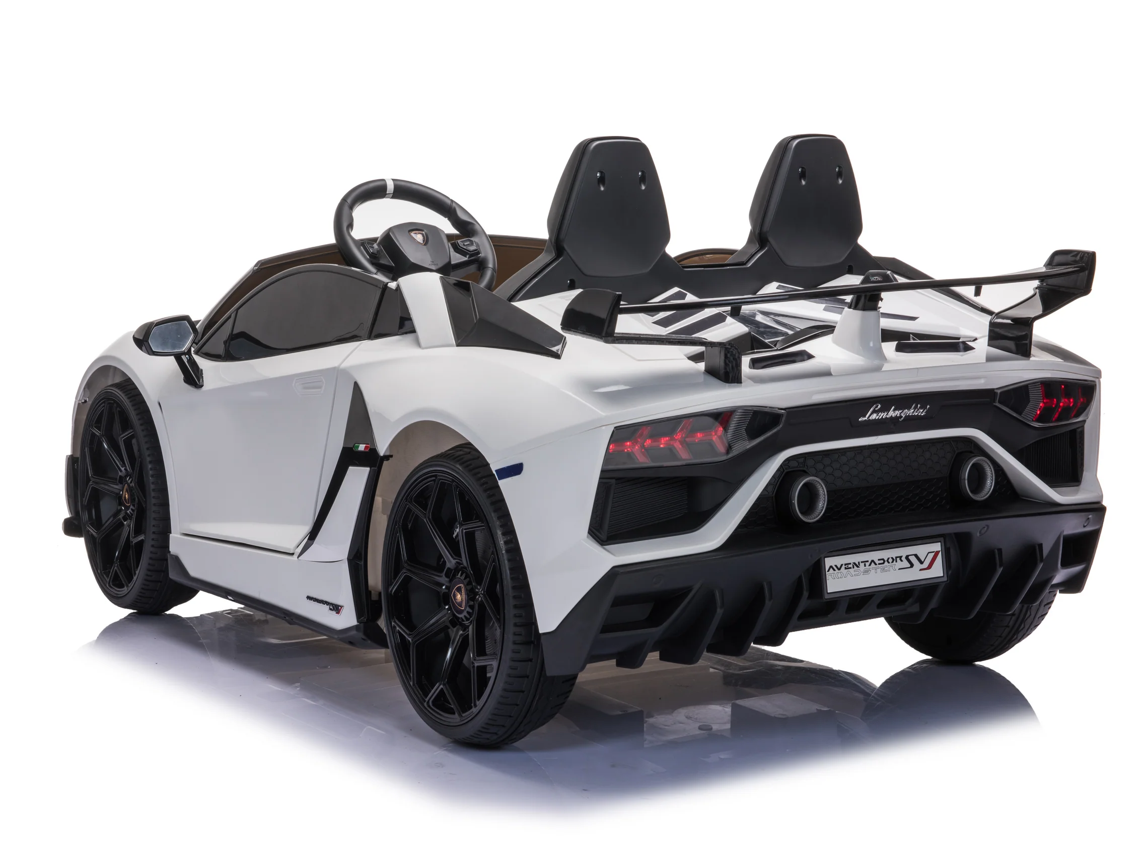 2 Seater Lamborghini Aventador RC Ride On Car For Children W/Magic Cars® Wireless Parental Control - Image 3