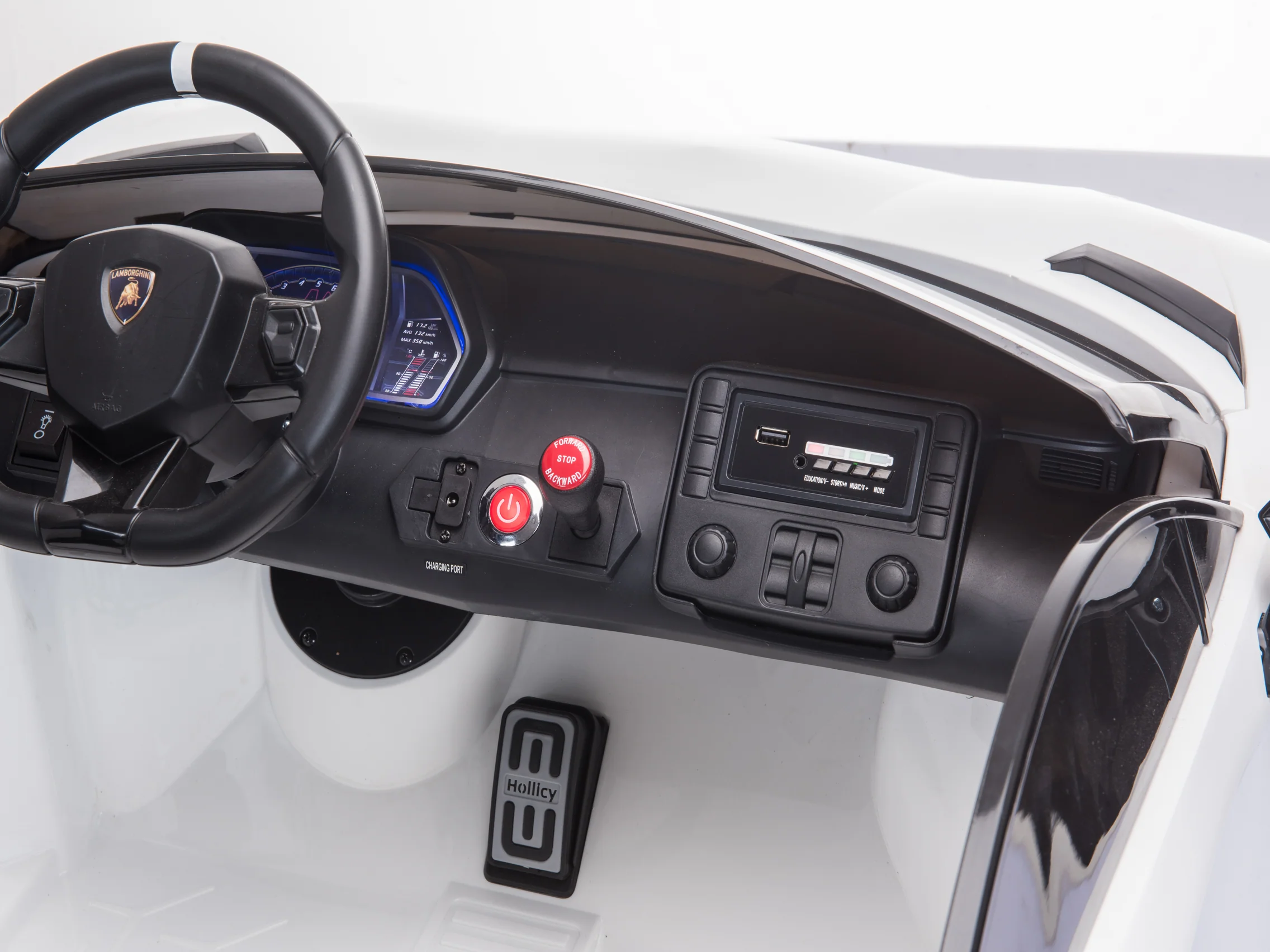 2 Seater Lamborghini Aventador RC Ride On Car For Children W/Magic Cars® Wireless Parental Control - Image 32