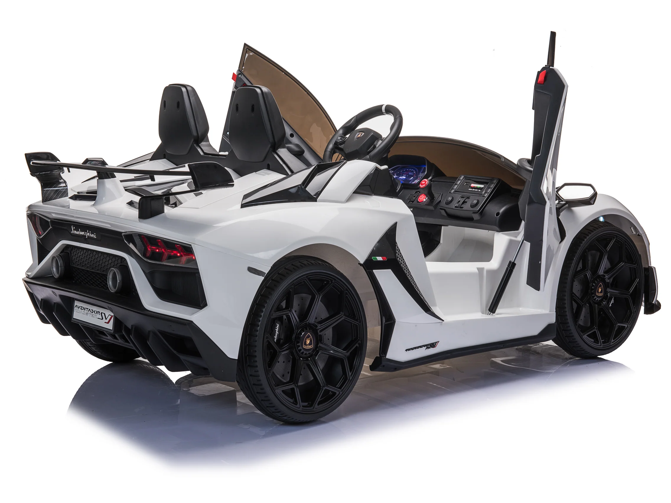 2 Seater Lamborghini Aventador RC Ride On Car For Children W/Magic Cars® Wireless Parental Control - Image 80