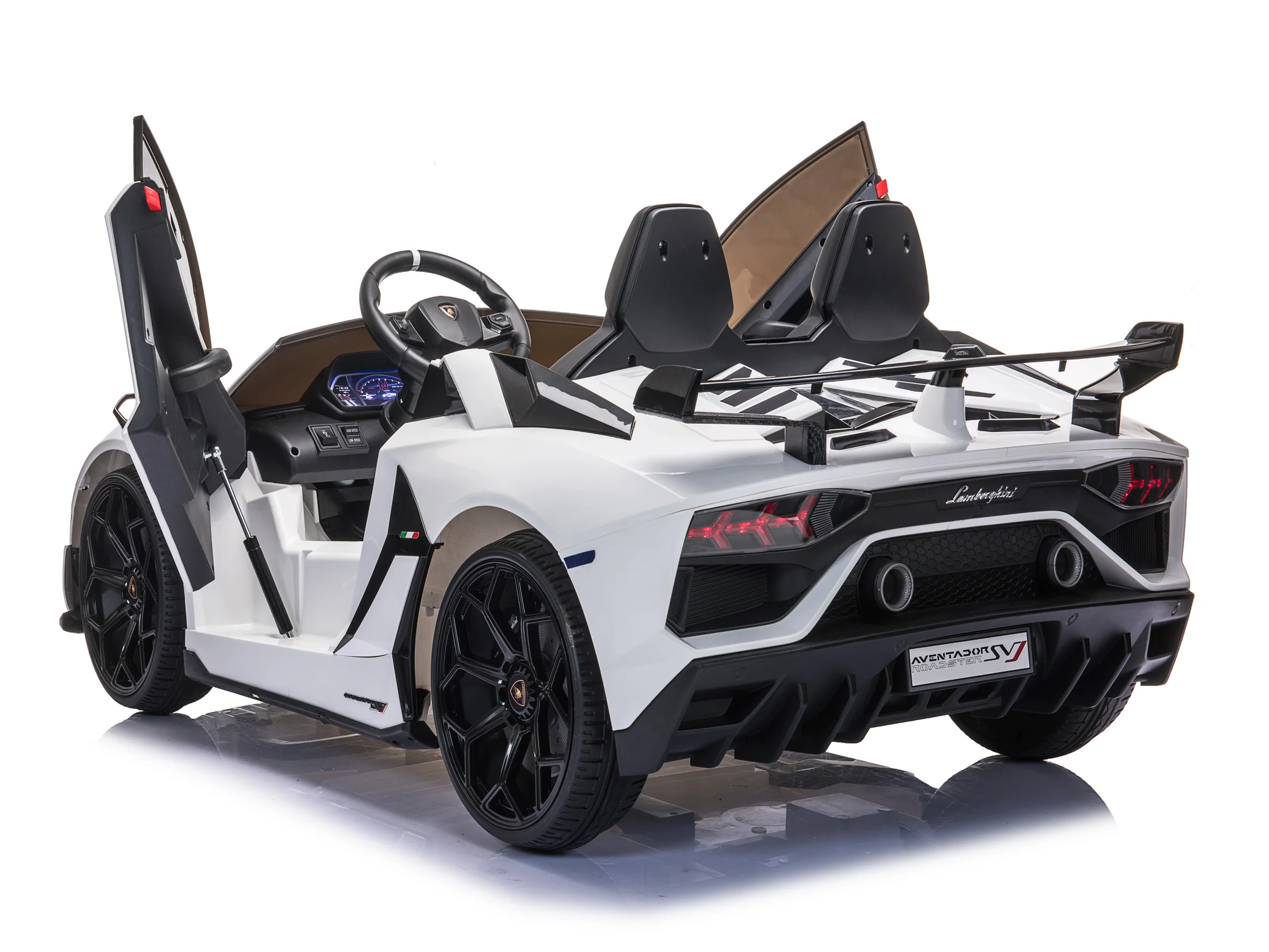2 Seater Lamborghini Aventador RC Ride On Car For Children W/Magic Cars® Wireless Parental Control - Image 84