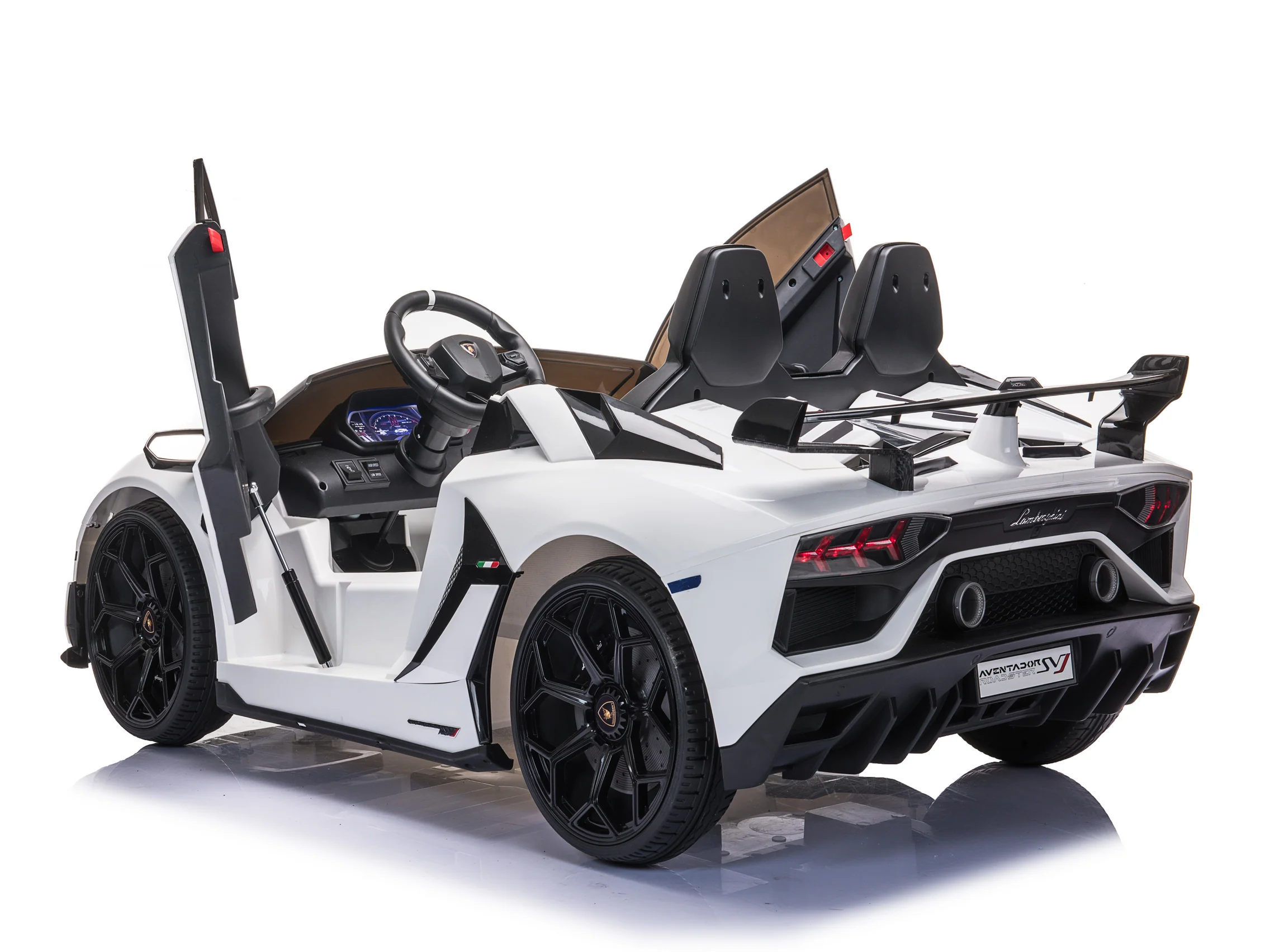 2 Seater Lamborghini Aventador RC Ride On Car For Children W/Magic Cars® Wireless Parental Control - Image 85
