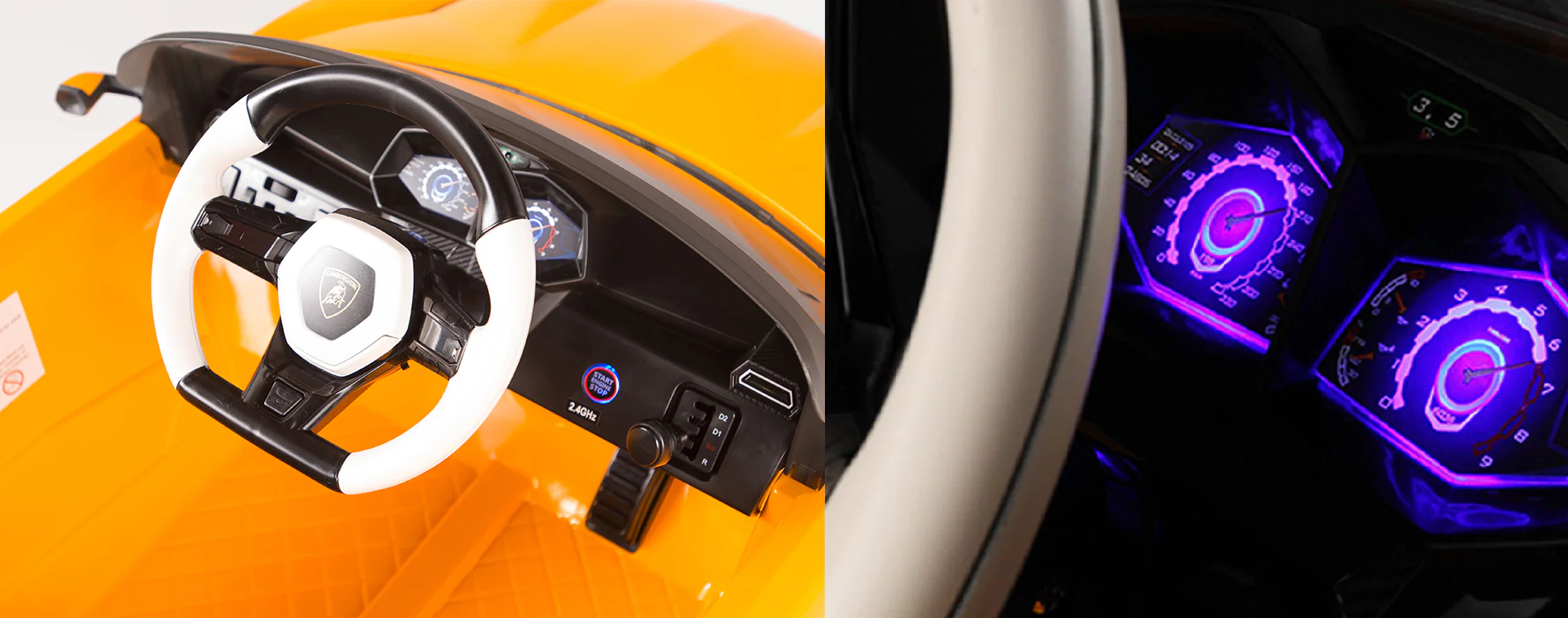 Lamborghini Urus Ride On Electric Truck For Children W/Magic Cars® Wireless Parental Control - Image 3