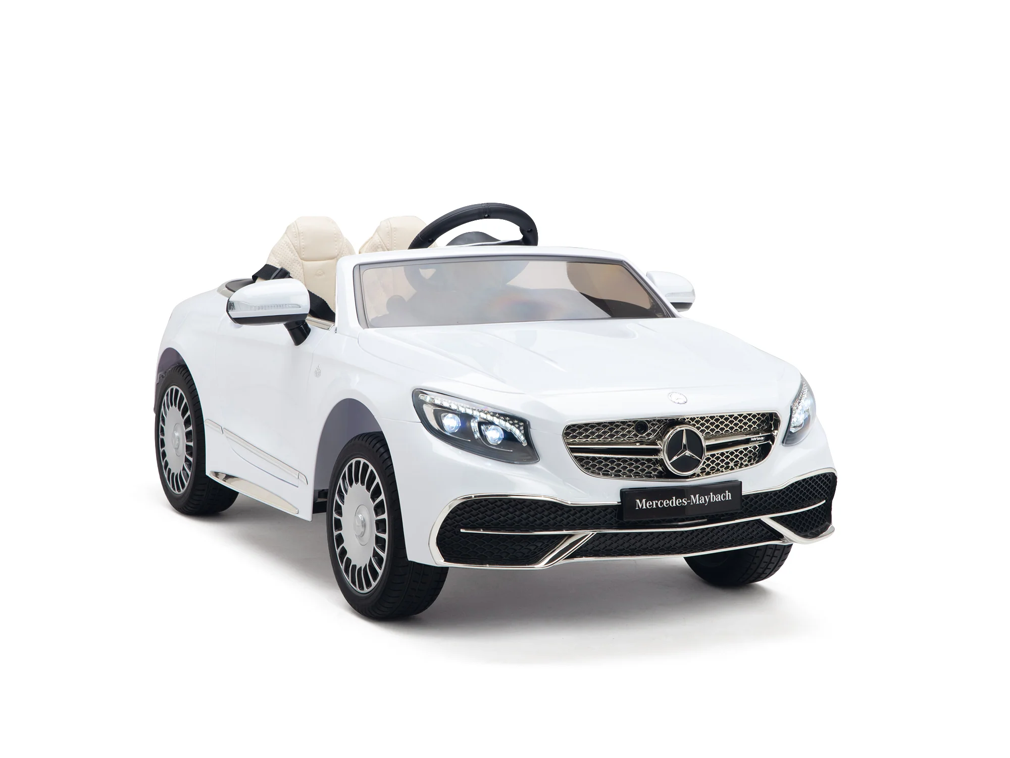 Pink Princess Mercedes Ride On Car For Girls W/Magic Cars® Wireless Parental Control - Image 100