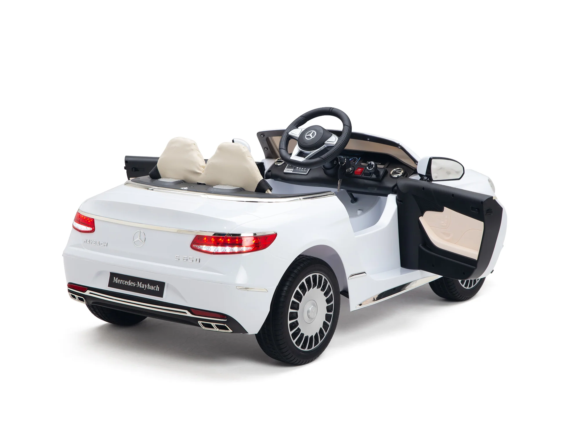 Pink Princess Mercedes Ride On Car For Girls W/Magic Cars® Wireless Parental Control - Image 103