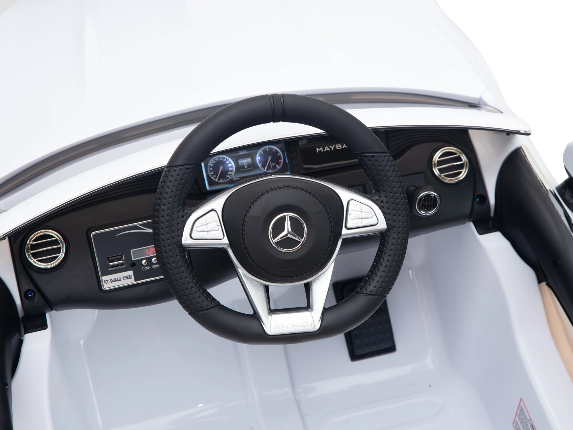 Pink Princess Mercedes Ride On Car For Girls W/Magic Cars® Wireless Parental Control - Image 106
