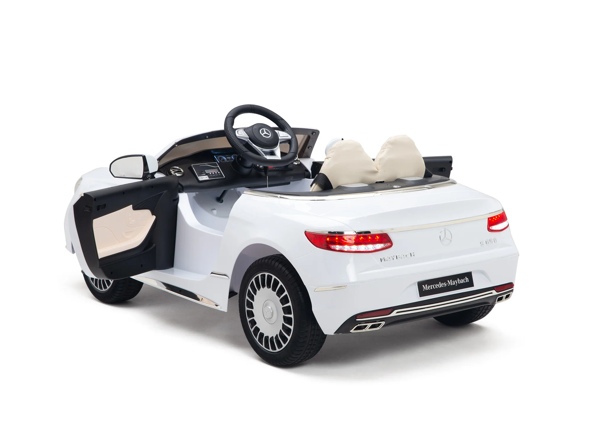 Pink Princess Mercedes Ride On Car For Girls W/Magic Cars® Wireless Parental Control - Image 111