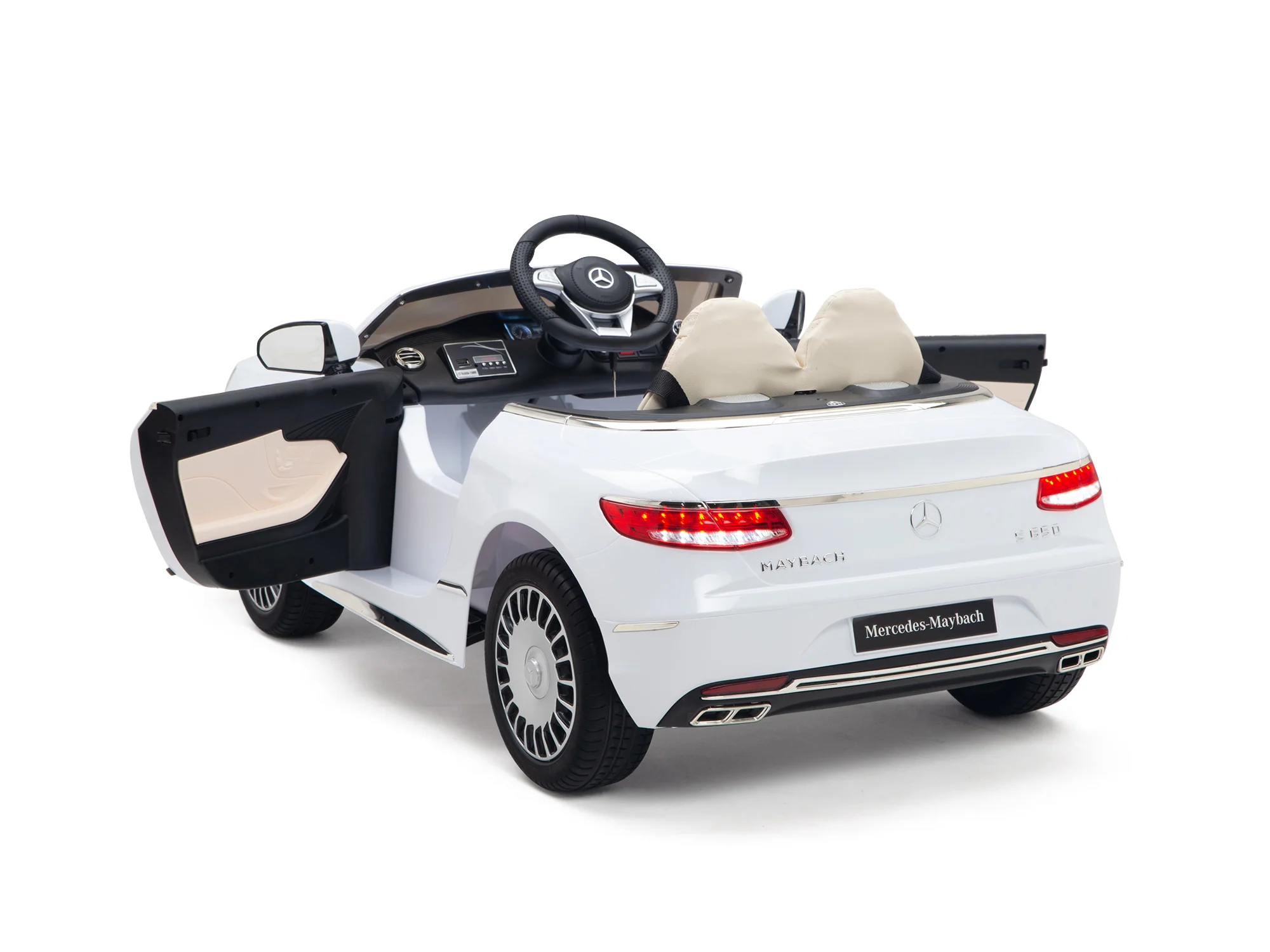 Pink Princess Mercedes Ride On Car For Girls W/Magic Cars® Wireless Parental Control - Image 112