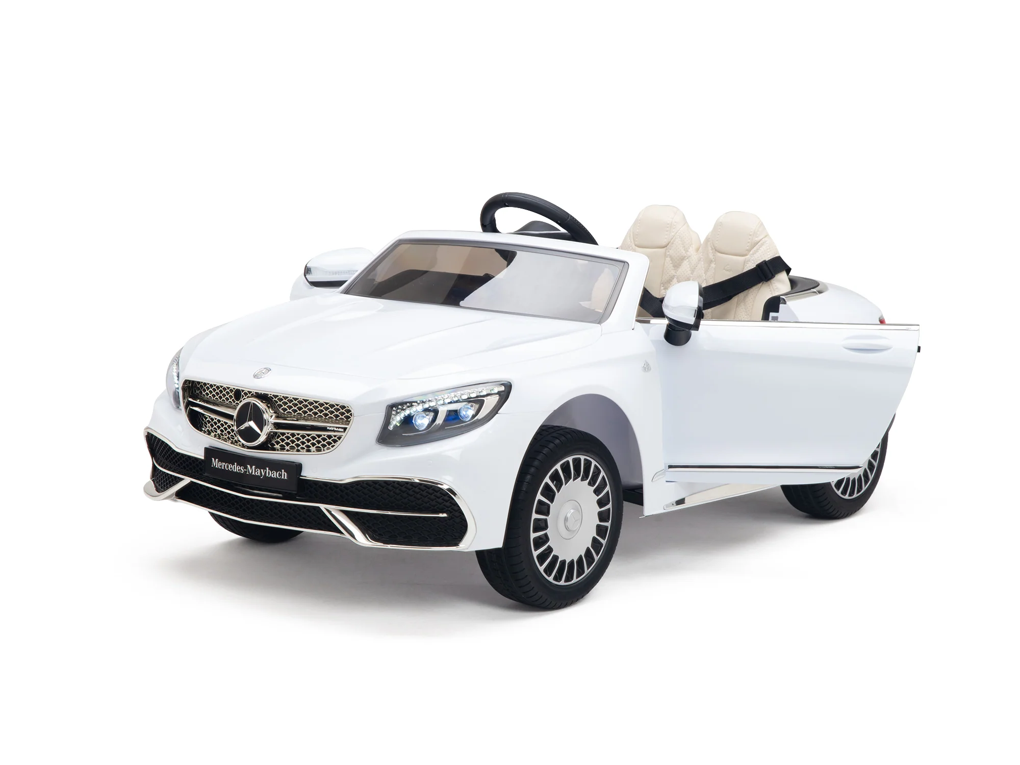 Pink Princess Mercedes Ride On Car For Girls W/Magic Cars® Wireless Parental Control - Image 116