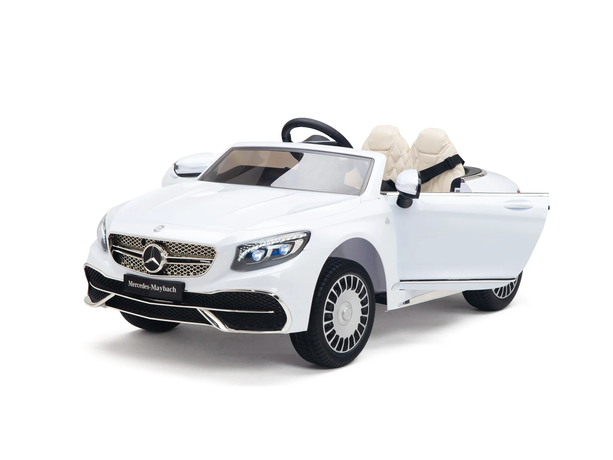 Pink Princess Mercedes Ride On Car For Girls W/Magic Cars® Wireless Parental Control - Image 117