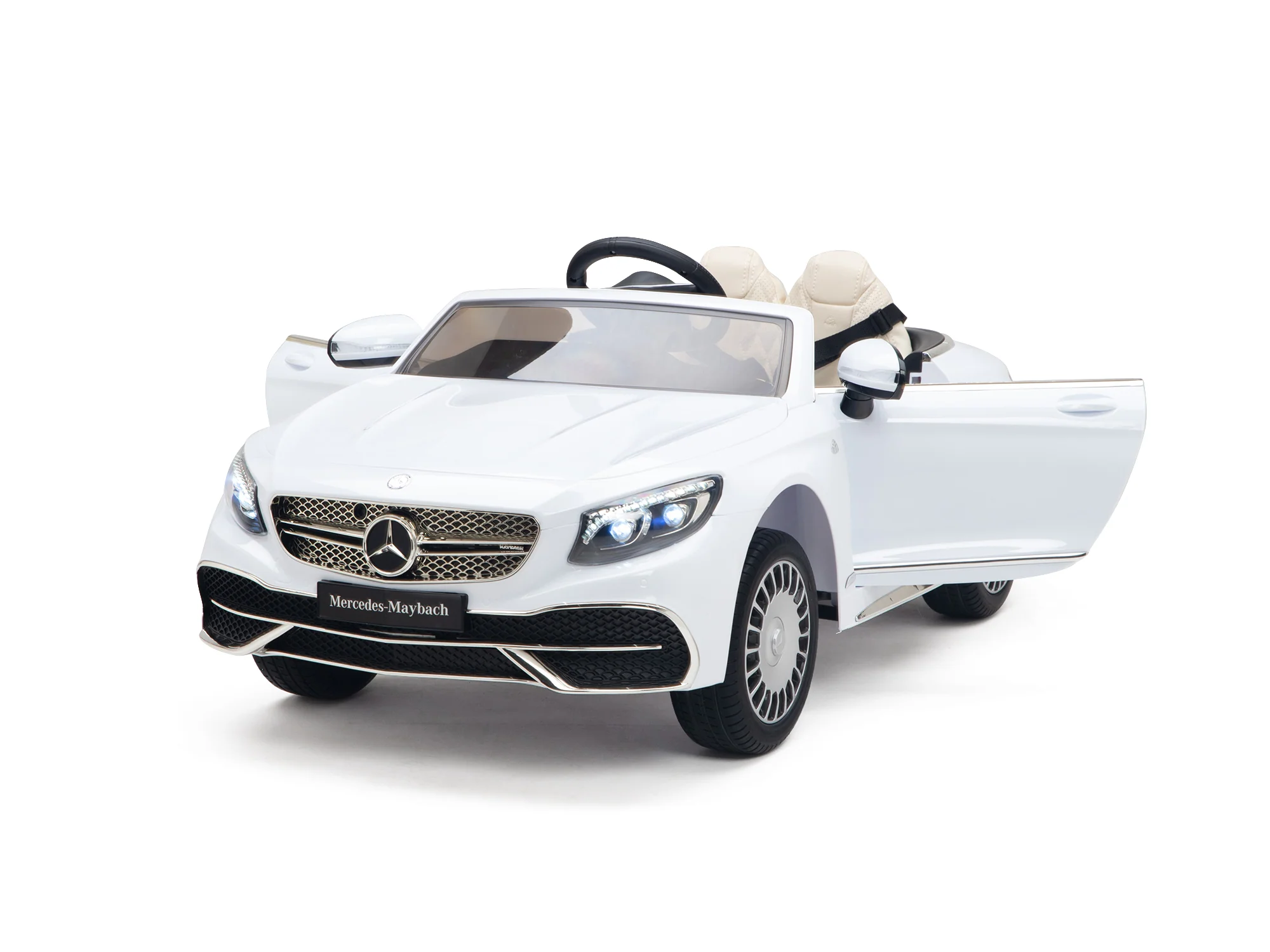 Pink Princess Mercedes Ride On Car For Girls W/Magic Cars® Wireless Parental Control - Image 118