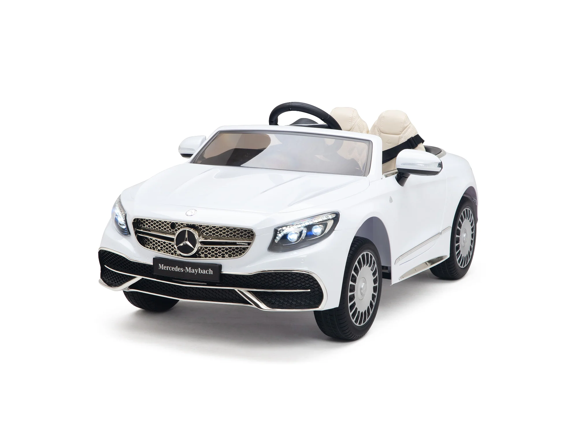 Pink Princess Mercedes Ride On Car For Girls W/Magic Cars® Wireless Parental Control - Image 121