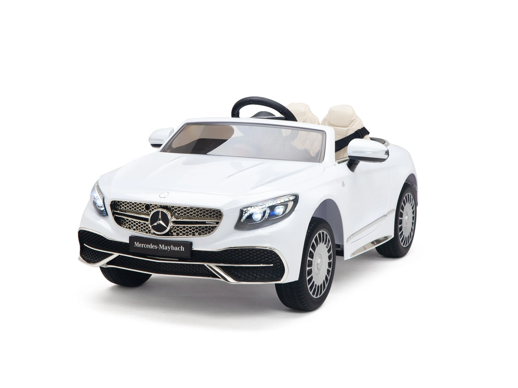 Pink Princess Mercedes Ride On Car For Girls W/Magic Cars® Wireless Parental Control - Image 122
