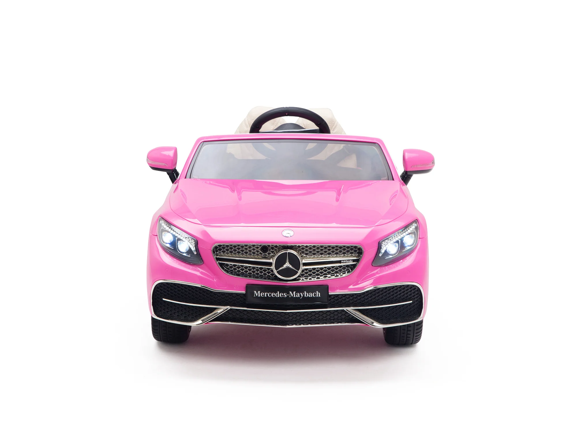 Pink Princess Mercedes Ride On Car For Girls W/Magic Cars® Wireless Parental Control - Image 17