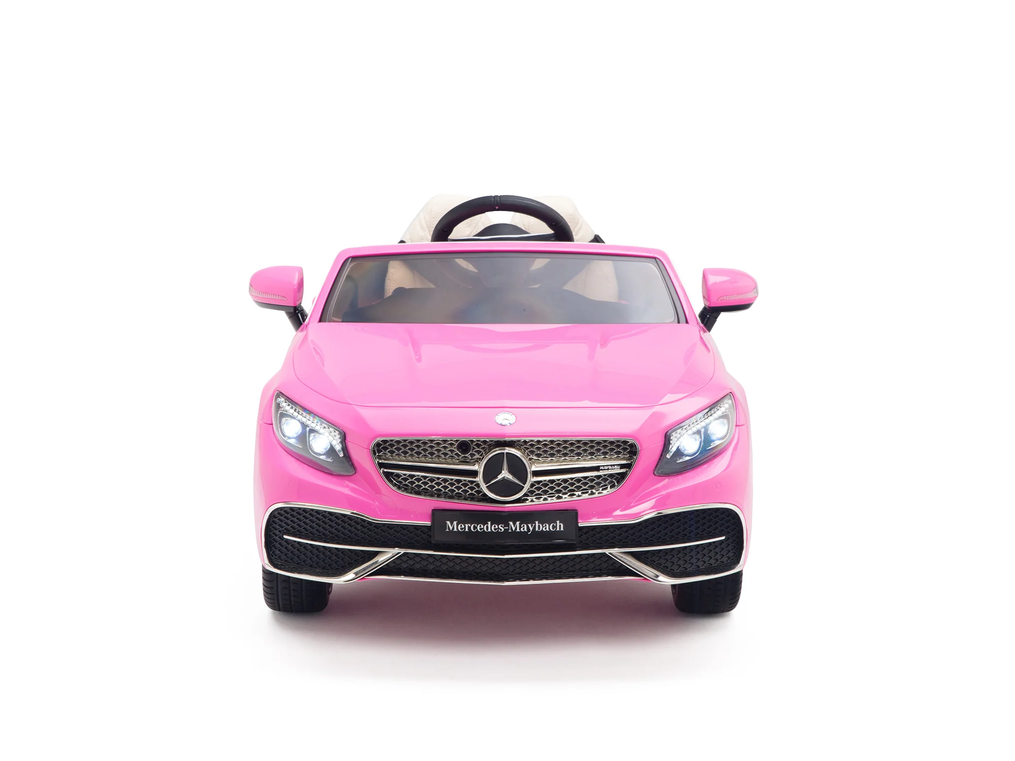 Pink Princess Mercedes Ride On Car For Girls W/Magic Cars® Wireless Parental Control - Image 18