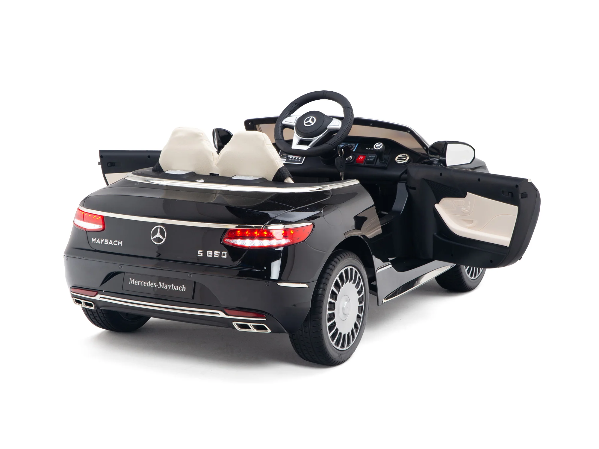 Pink Princess Mercedes Ride On Car For Girls W/Magic Cars® Wireless Parental Control - Image 39
