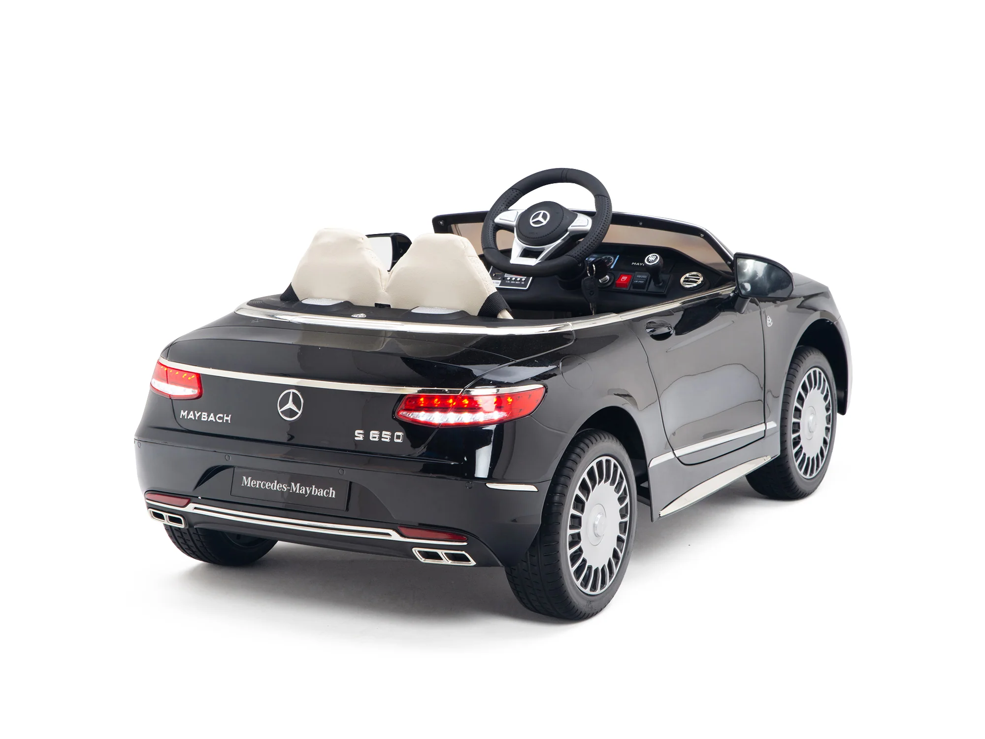 Pink Princess Mercedes Ride On Car For Girls W/Magic Cars® Wireless Parental Control - Image 40