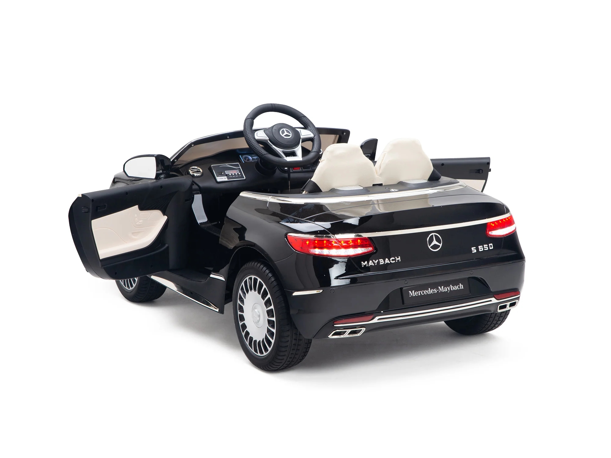 Pink Princess Mercedes Ride On Car For Girls W/Magic Cars® Wireless Parental Control - Image 49