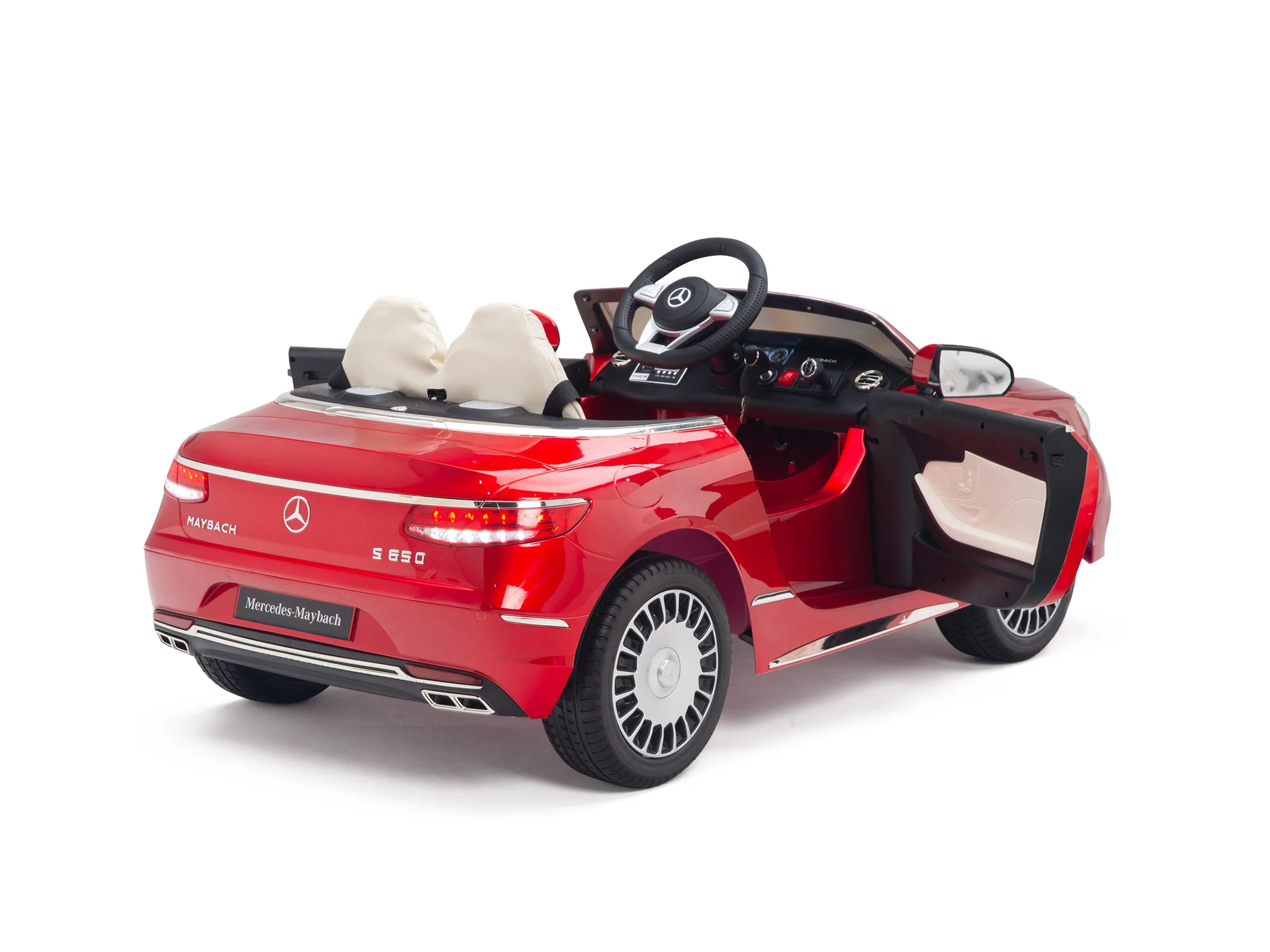 Pink Princess Mercedes Ride On Car For Girls W/Magic Cars® Wireless Parental Control - Image 75