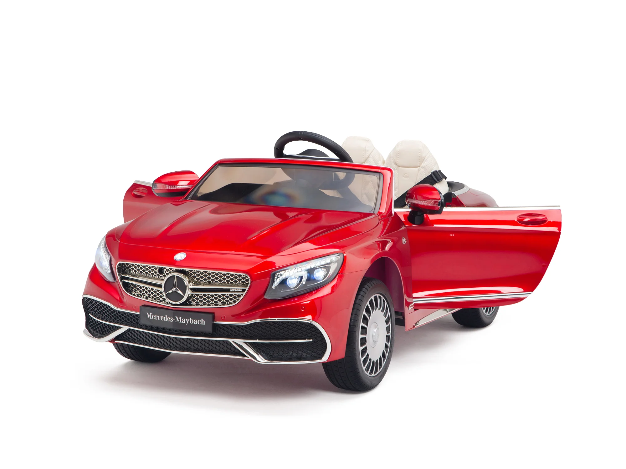Pink Princess Mercedes Ride On Car For Girls W/Magic Cars® Wireless Parental Control - Image 87