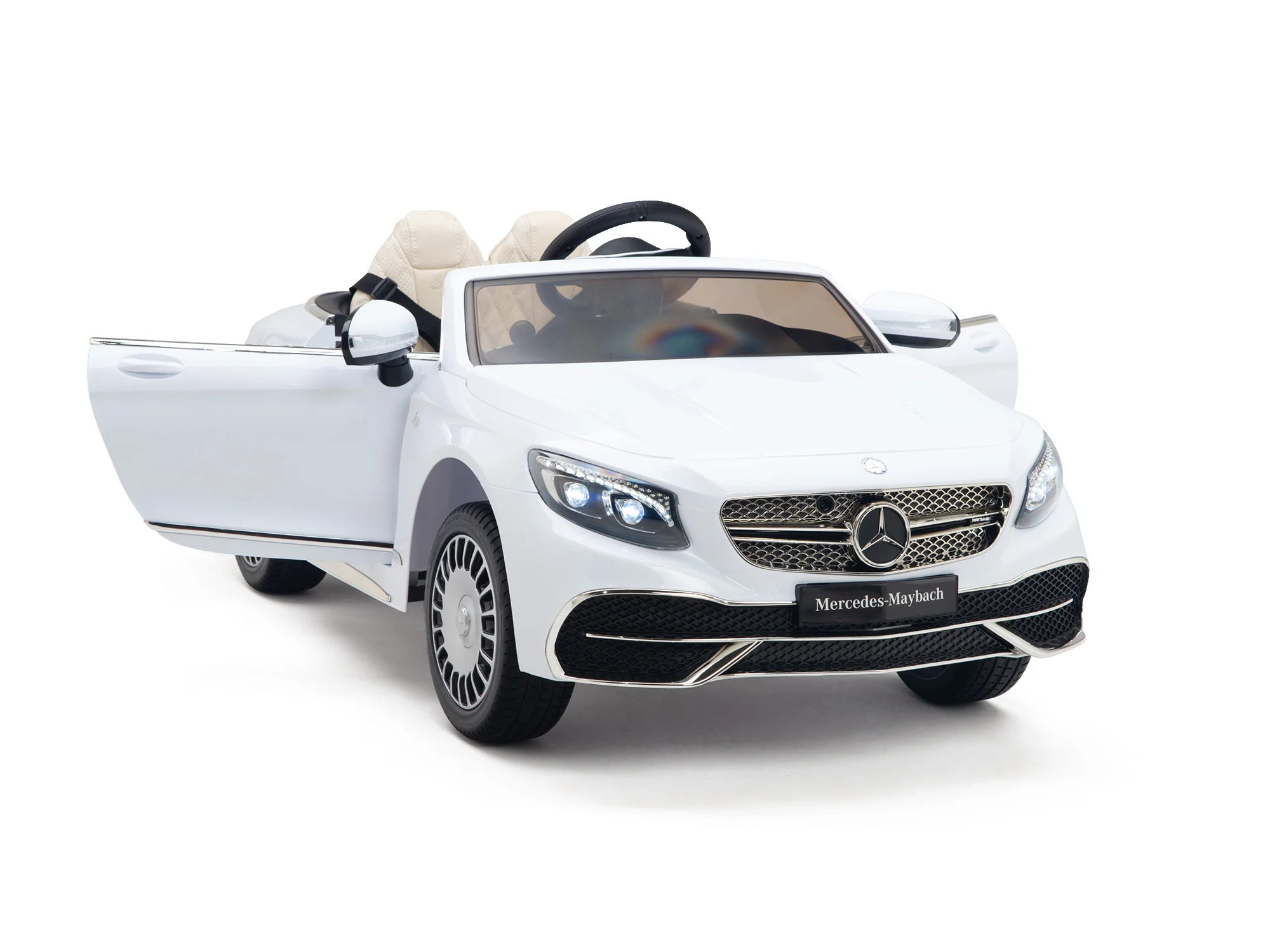 Pink Princess Mercedes Ride On Car For Girls W/Magic Cars® Wireless Parental Control - Image 95