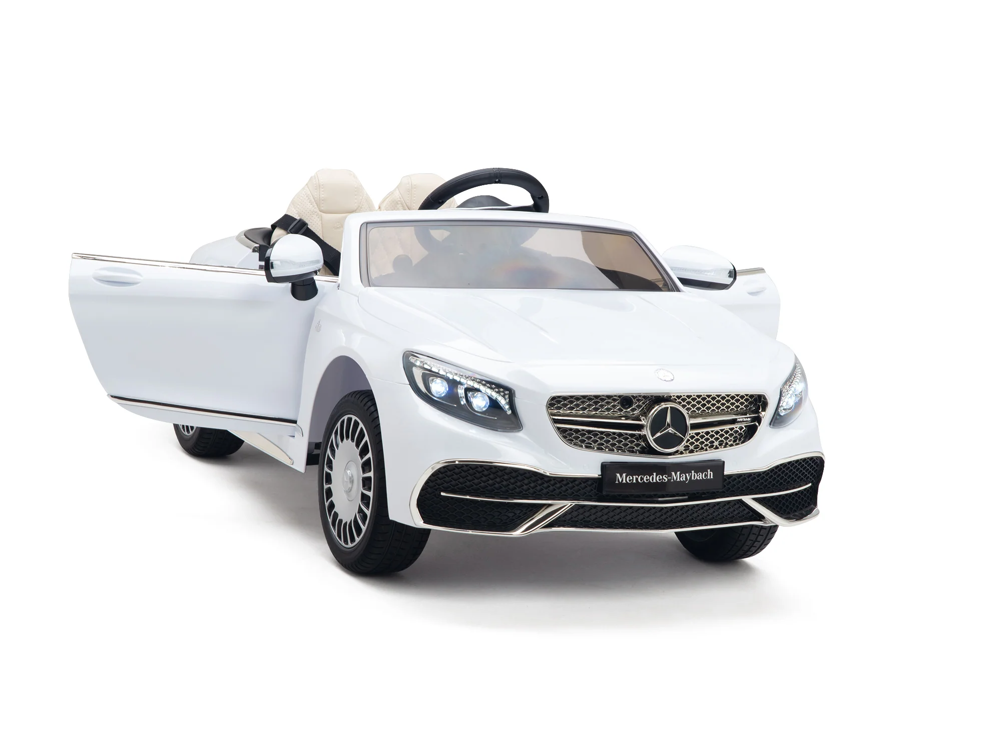 Pink Princess Mercedes Ride On Car For Girls W/Magic Cars® Wireless Parental Control - Image 96