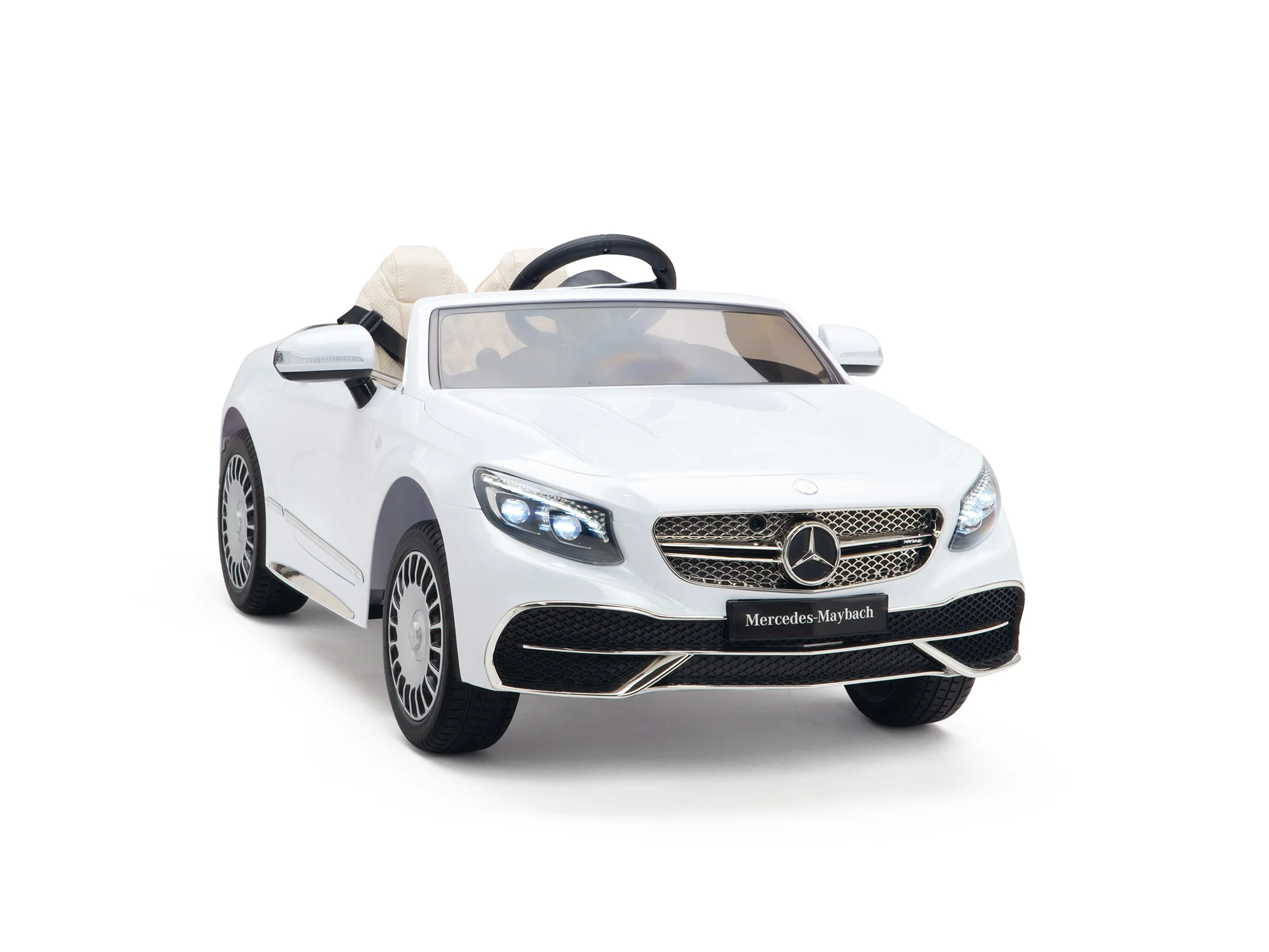 Pink Princess Mercedes Ride On Car For Girls W/Magic Cars® Wireless Parental Control - Image 99