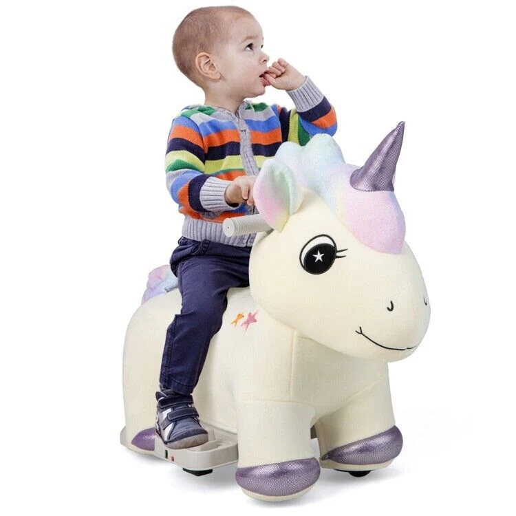 Magical Electric Unicorn Ride-On Toy with Music and Handlebars for Kids - Image 15