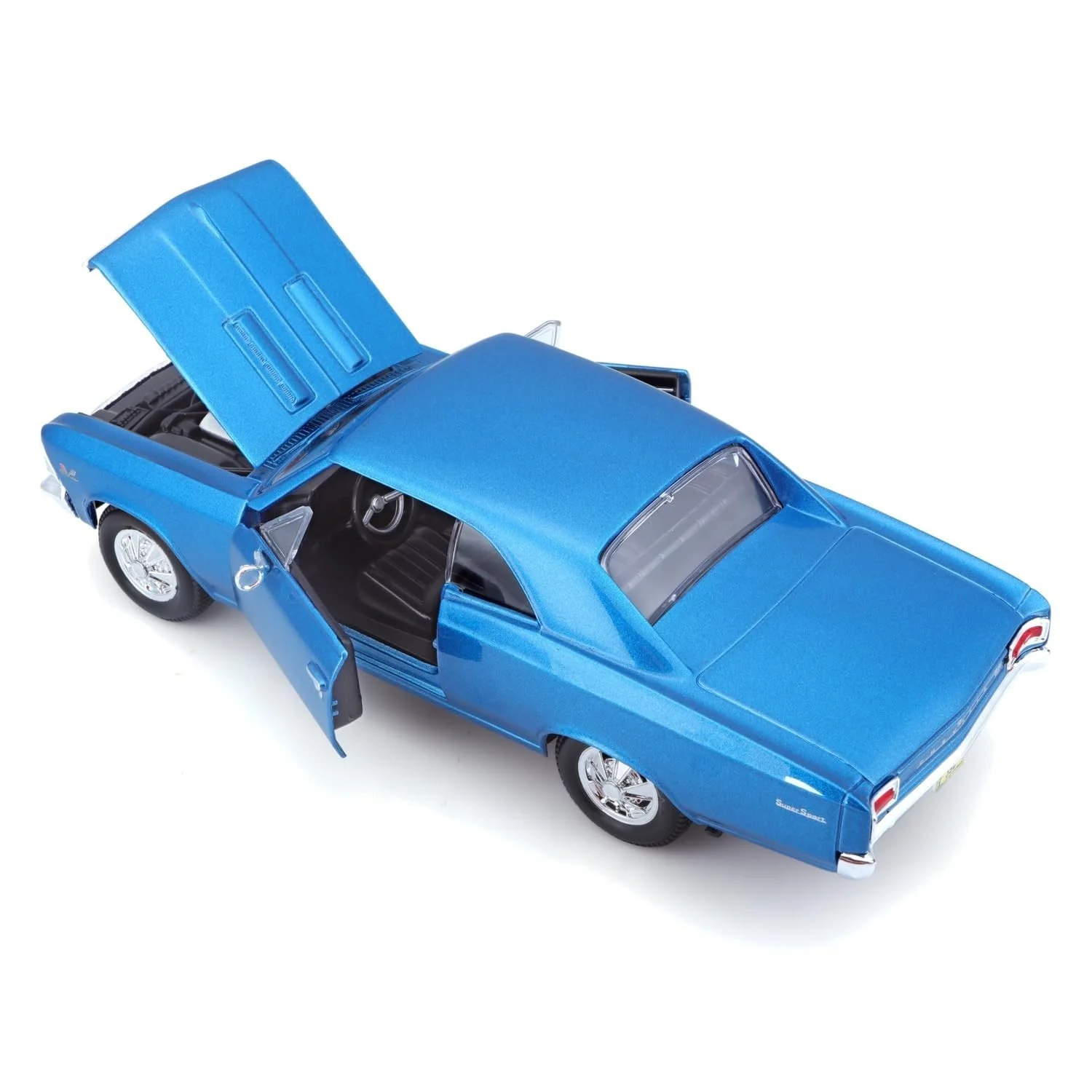 Maisto 1:24 Scale 1966 Chevy Chevelle SS 396 Die-Cast Car, Multicolor - Image 3