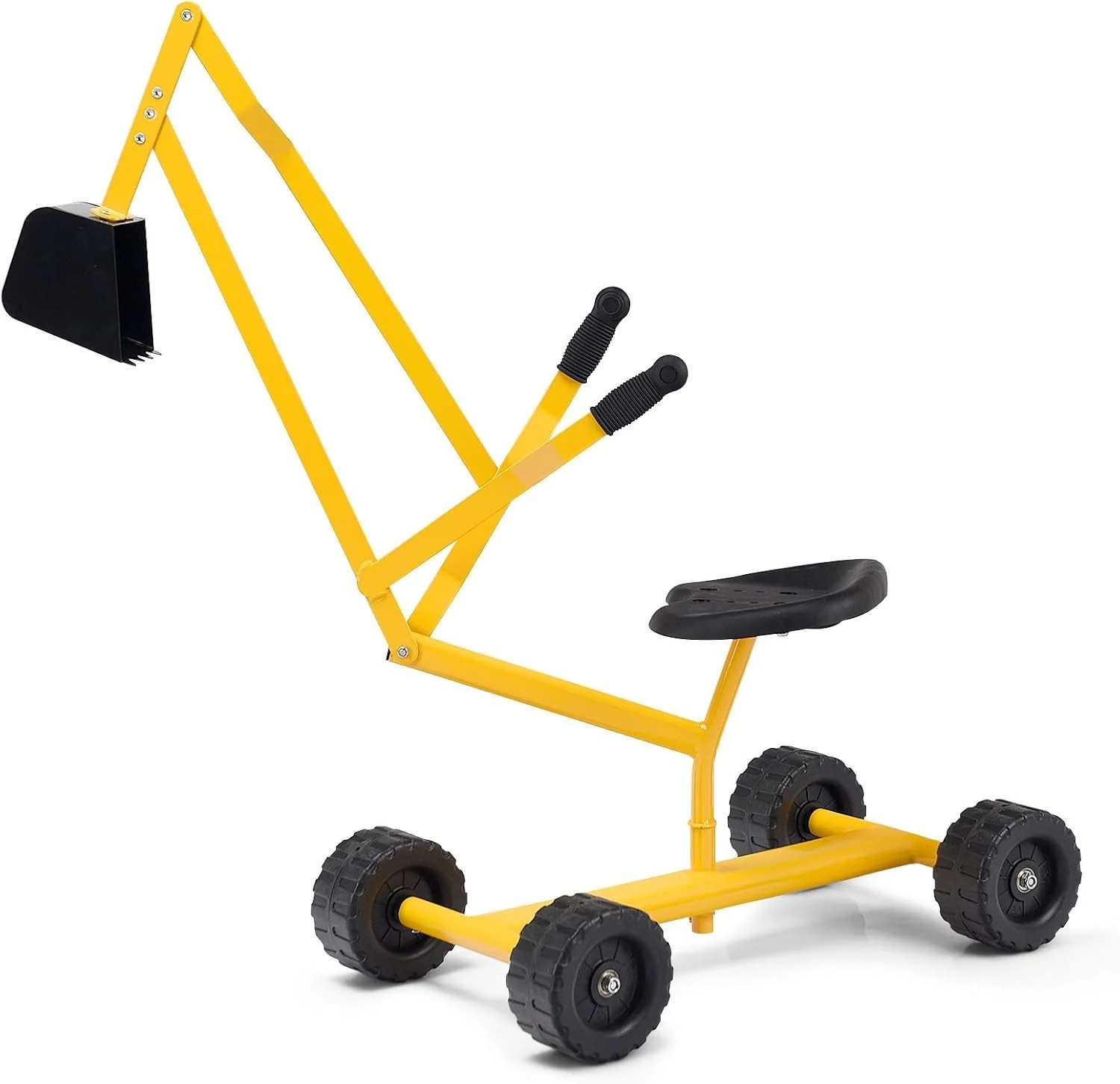 Kid's Manual Sand Excavator with 360° Rotating Seat and Durable Weather-Resistant Build - Image 3