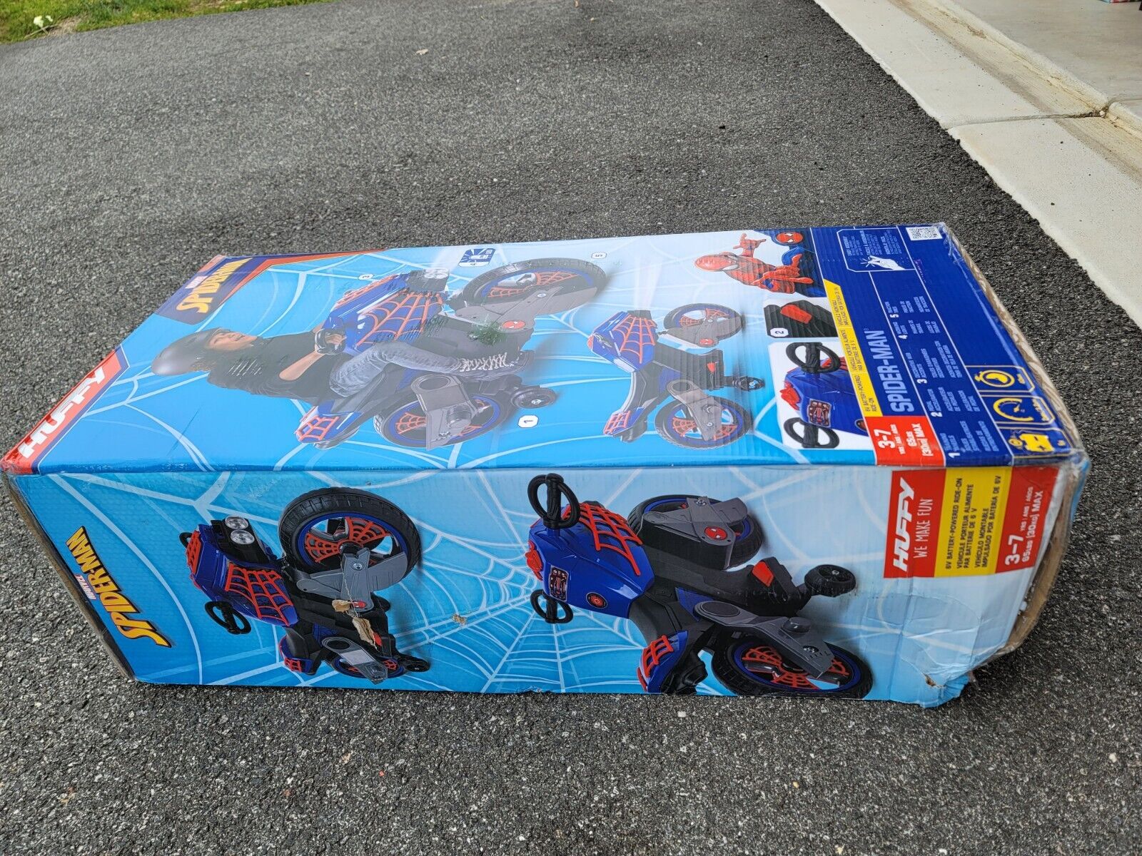 Marvel Spider-Man Electric Ride-On Motorcycle for Kids by Huffy - Image 3