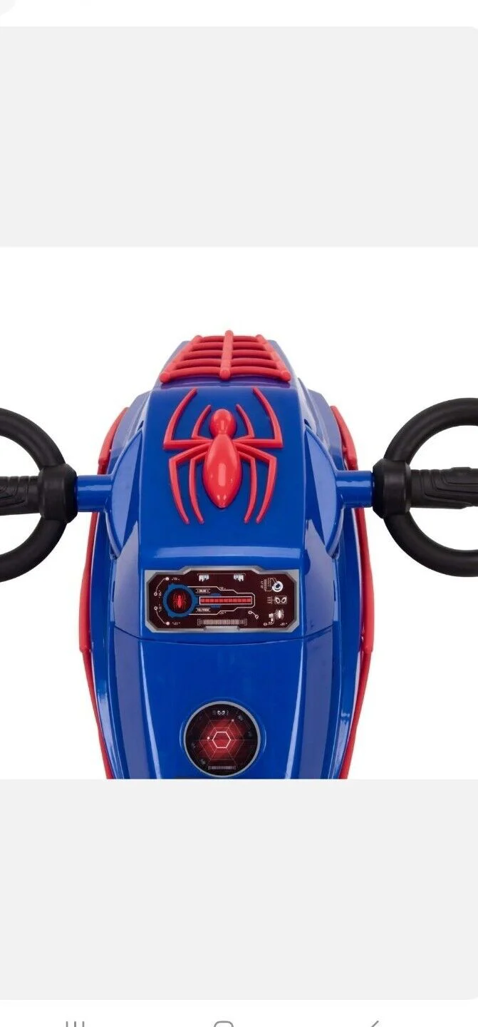 Marvel Spider-Man Electric Ride-On Motorcycle for Kids by Huffy - Image 4