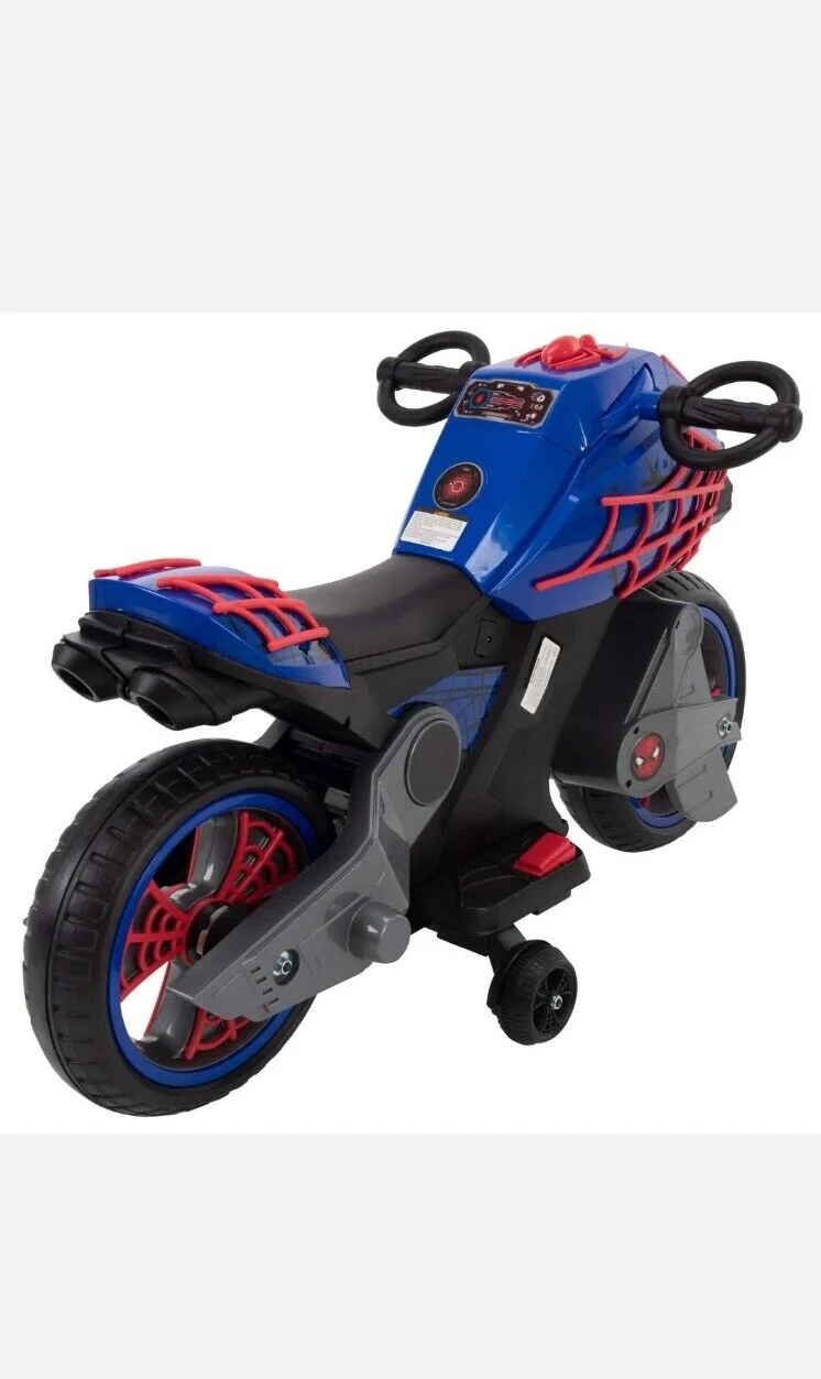 Marvel Spider-Man Electric Ride-On Motorcycle for Kids by Huffy - Image 5