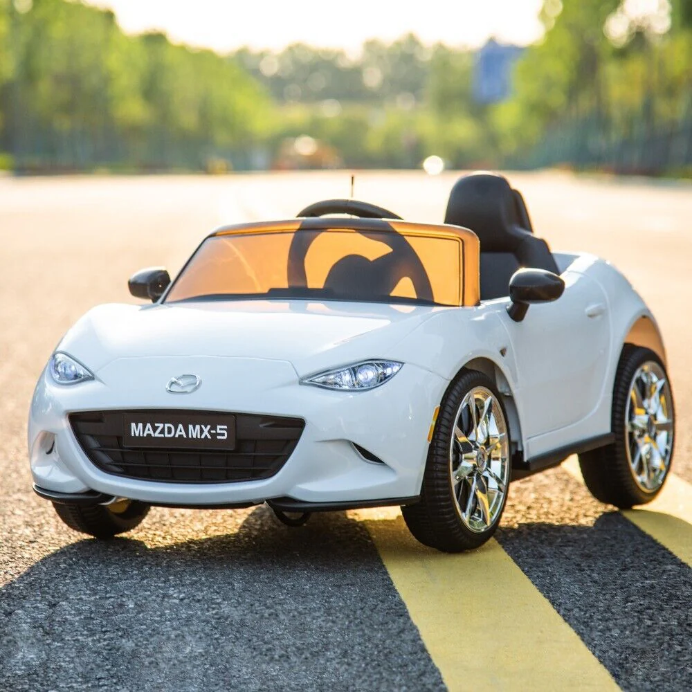 Mazda Licensed 12V Ride-On Car for Kids with Remote Control - Image 3