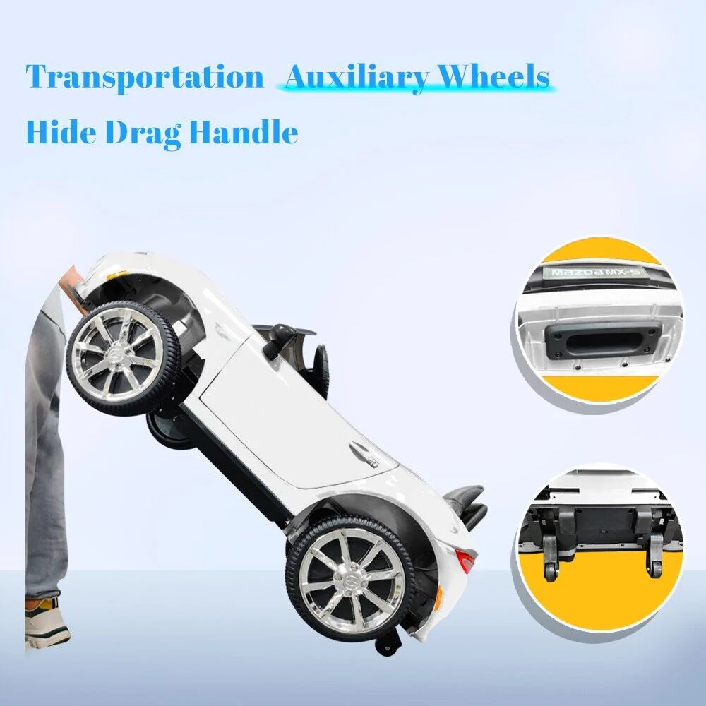 Mazda Licensed 12V Ride-On Car for Kids with Remote Control - Image 9