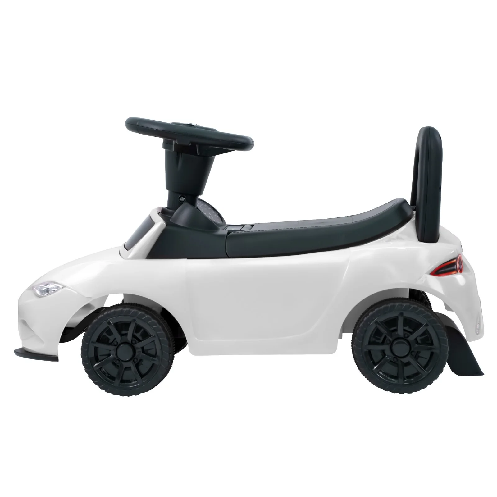 3-in-1 Ride-On Push Car Stroller Toy for Babies and Toddlers with Bluetooth and LED Lights - Image 10