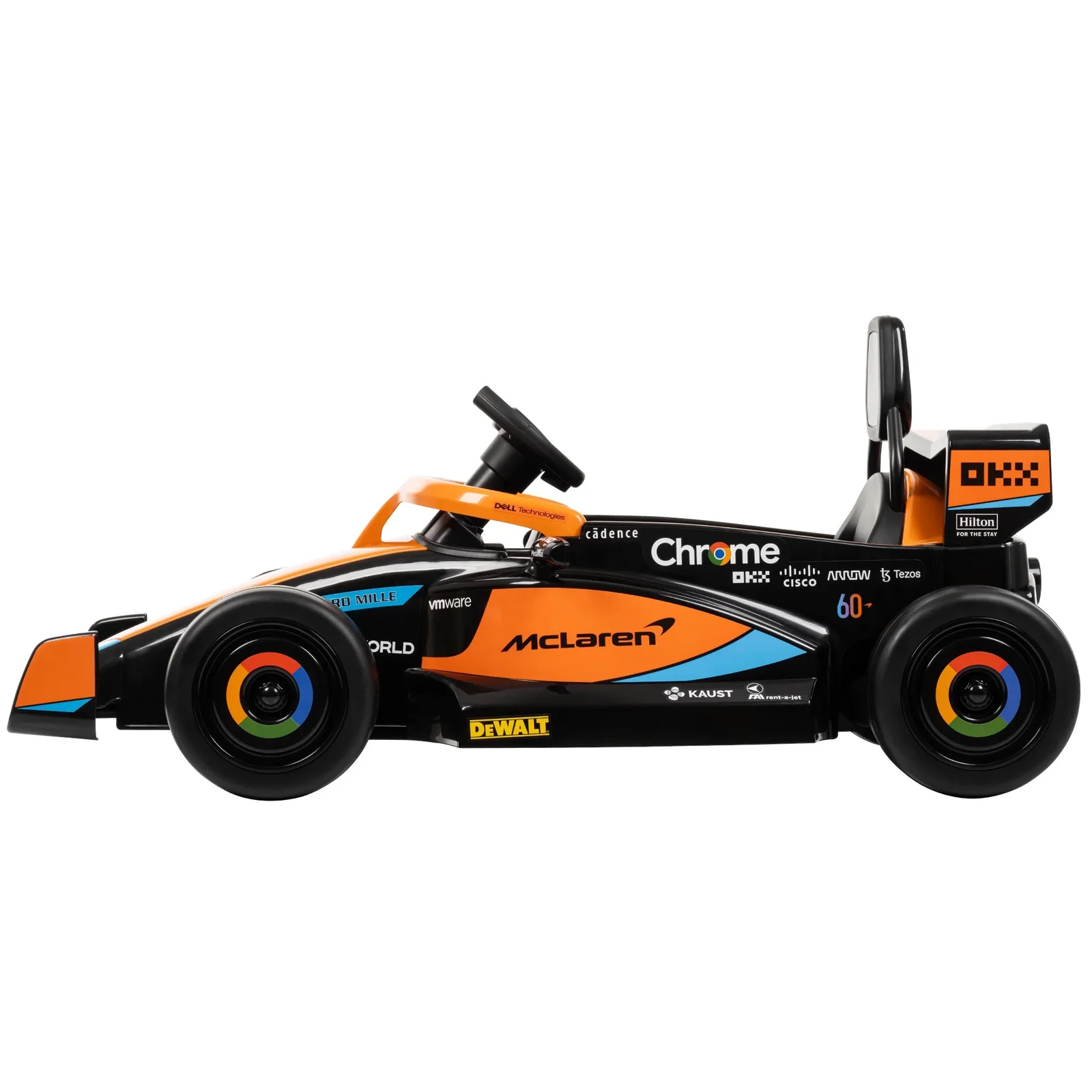 F1-Style 12V Battery-Powered Ride-On Car with Remote Control for Ages 3+ - Image 10