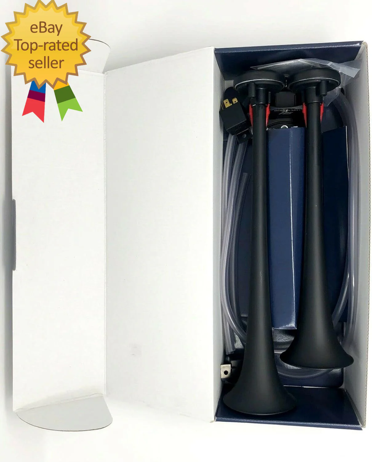 Mega Blast Air Horns for Trucks, Cars, SUVs, and Trains – Loud Black Sound - Image 5