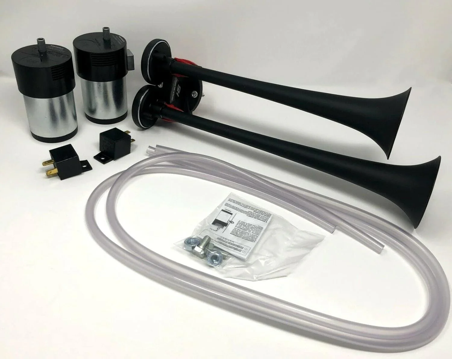 Mega Blast Air Horns for Trucks, Cars, SUVs, and Trains – Loud Black Sound - Image 4