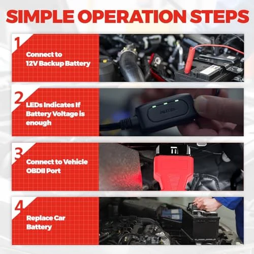 MaxiBAS BTMS OBDII Battery Tester with Memory Saver Function - Image 4