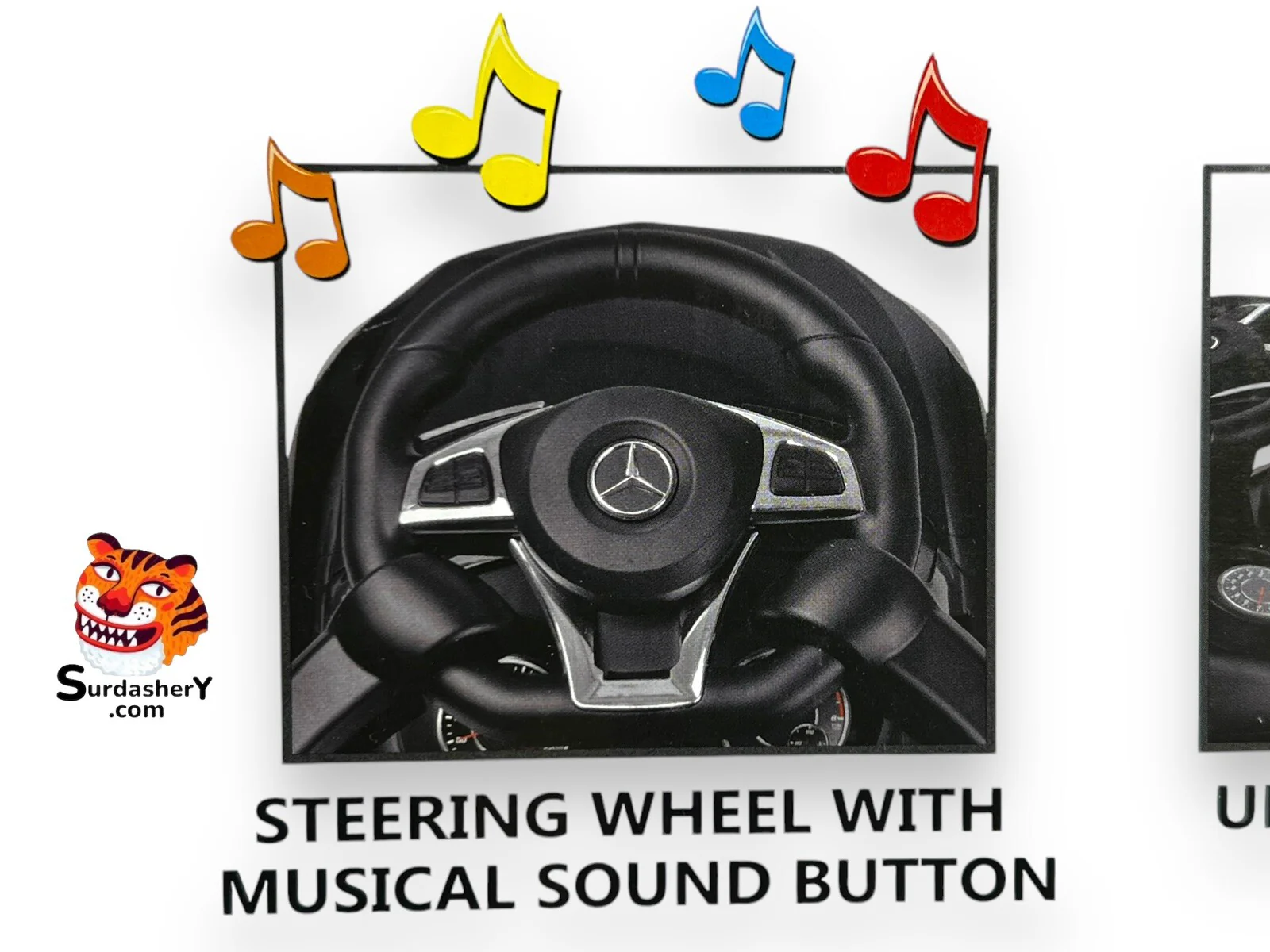 3-in-1 White Push Car Toy Inspired by AMG GLE 63 Design - Image 5