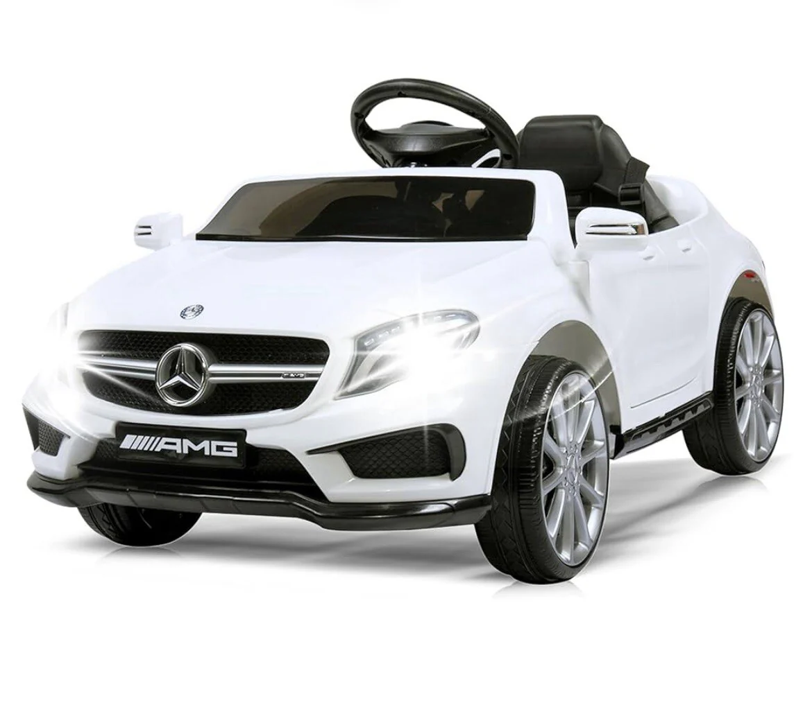 Mercedes-Benz Electric Ride-On Car for Ages 3+ with Parental Remote Control