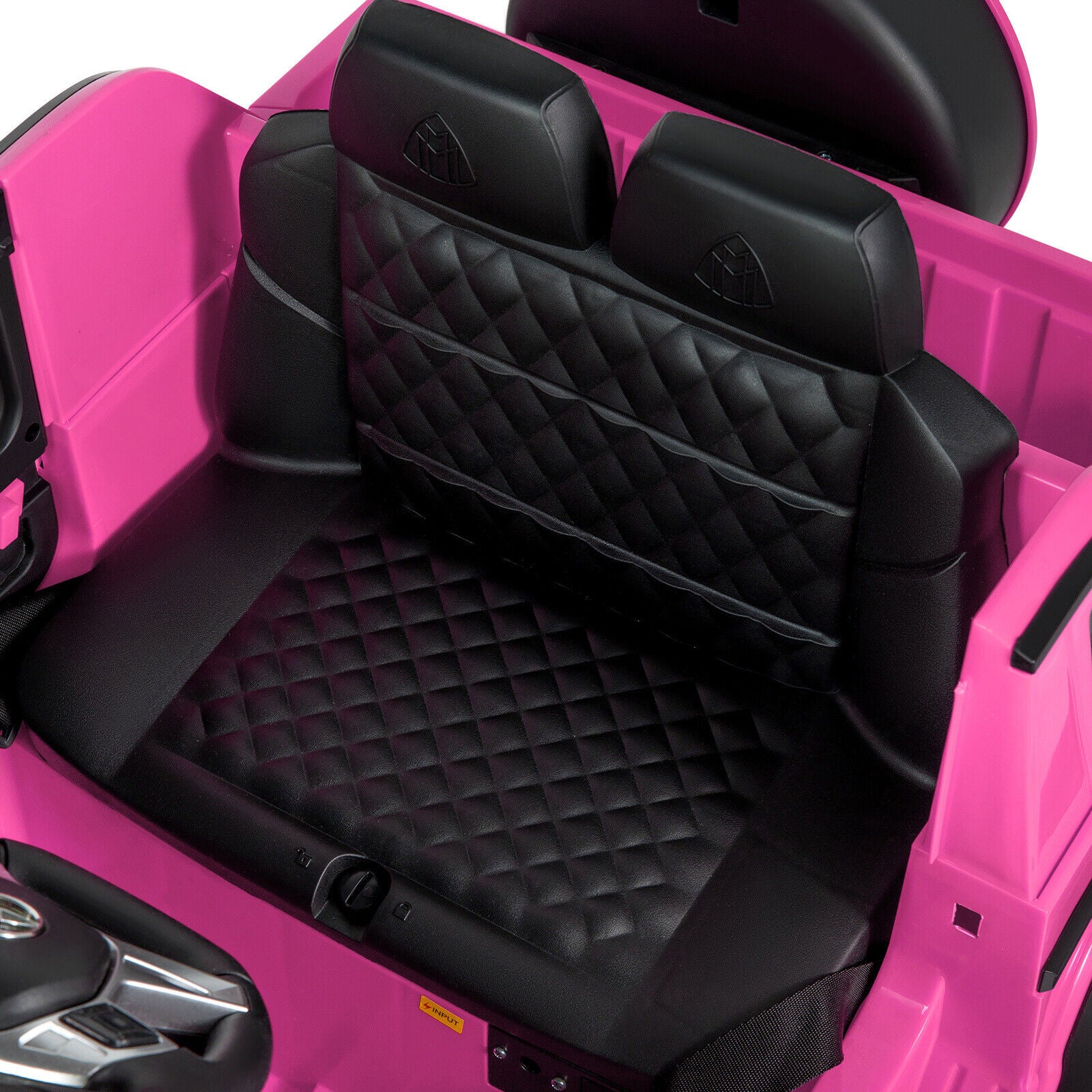 Mercedes-Benz Electric Ride-On Car for Kids with 3 Speeds, LED Lights, and RC Control - Pink - Image 16