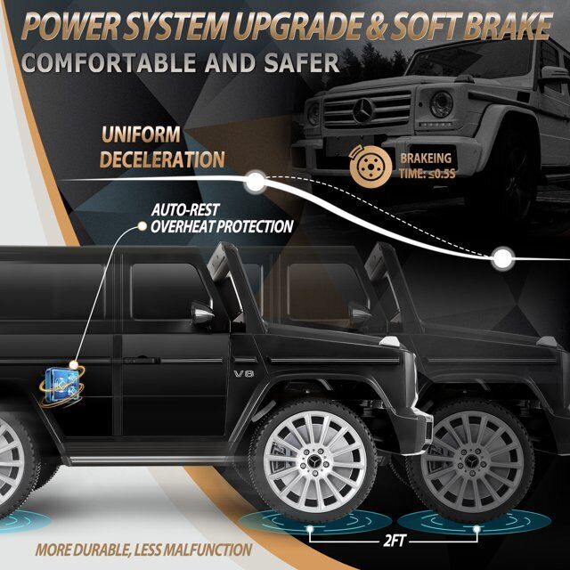 Mercedes-Benz G500 12V Electric Ride-On Car for Kids - Officially Licensed Motorized Toy - Image 10
