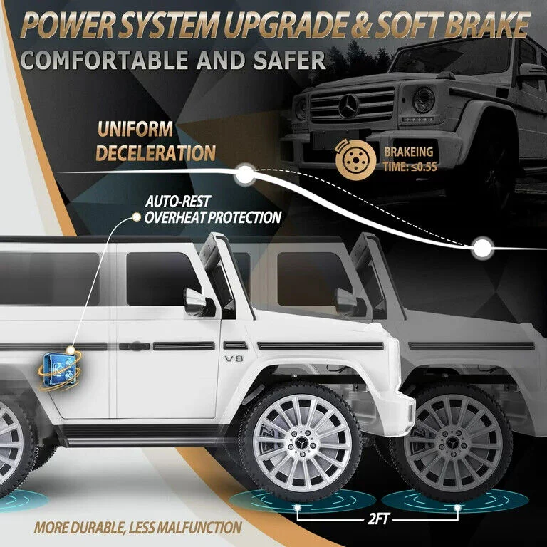 Mercedes-Benz G500 4WD Battery Powered Ride-On Car for Kids - Officially Licensed and Brand New - Image 38