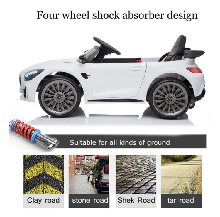Kids Remote Control Car with LED Lights and MP3 Player - Image 6