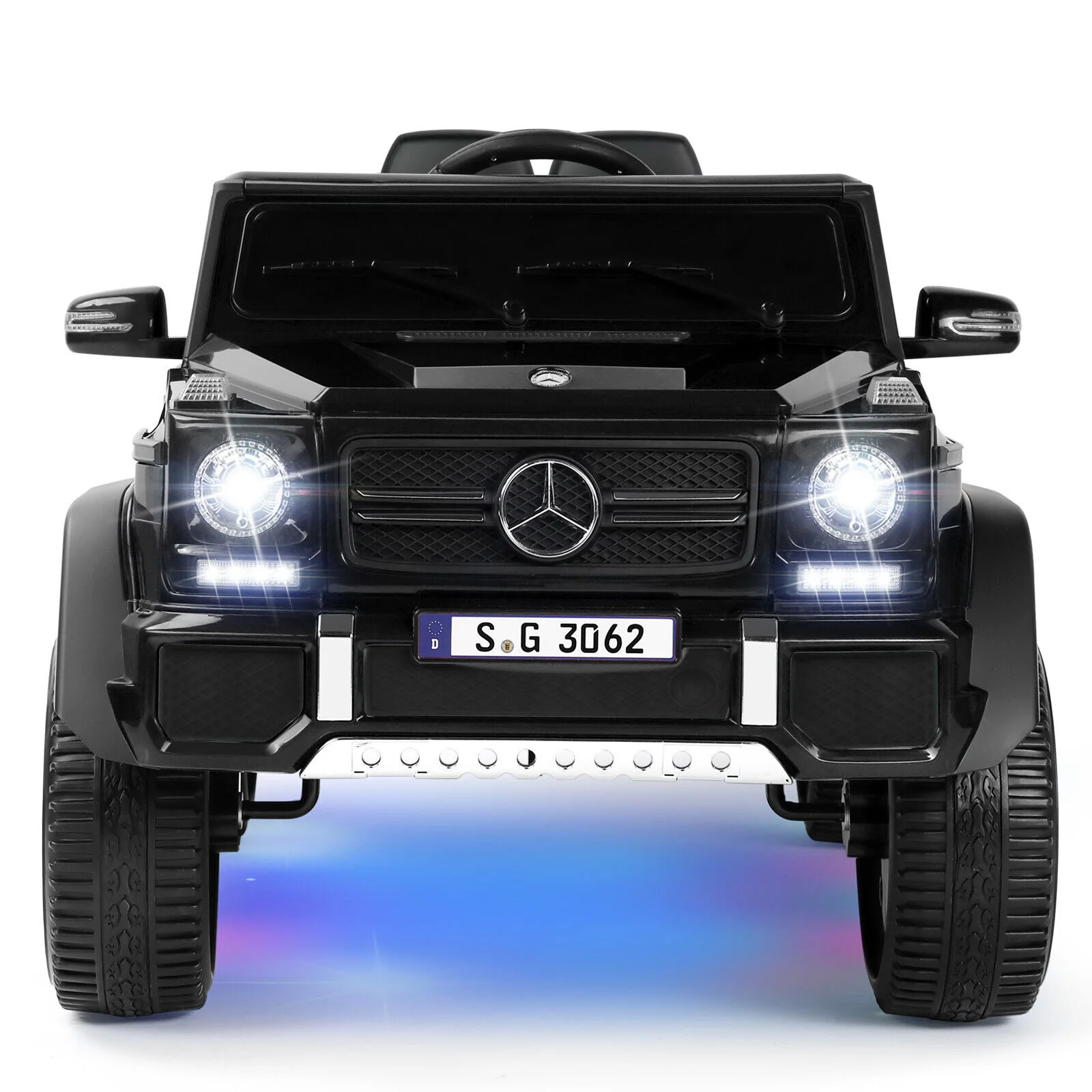 Mercedes-Benz Kids Ride-On Car with 3 Speeds, LED Lights, Music, and Remote Control - 12V Battery Powered - Image 22